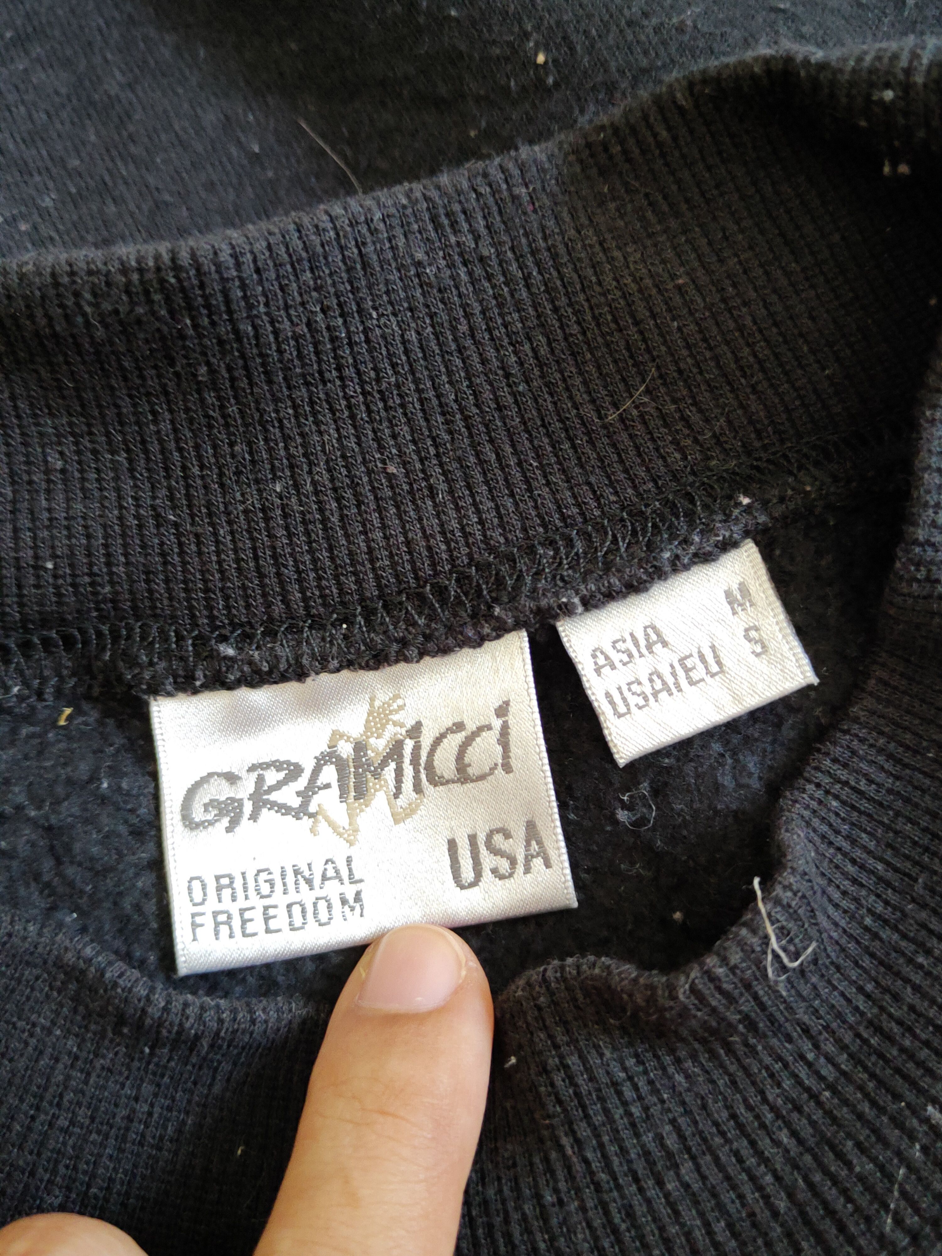 Gramicci × Japanese Brand × Vintage Gramicci Black ripped distressed vintage Sweatshirts #SW2116 Size US S / EU 44-46 / 1 - 17 Thumbnail