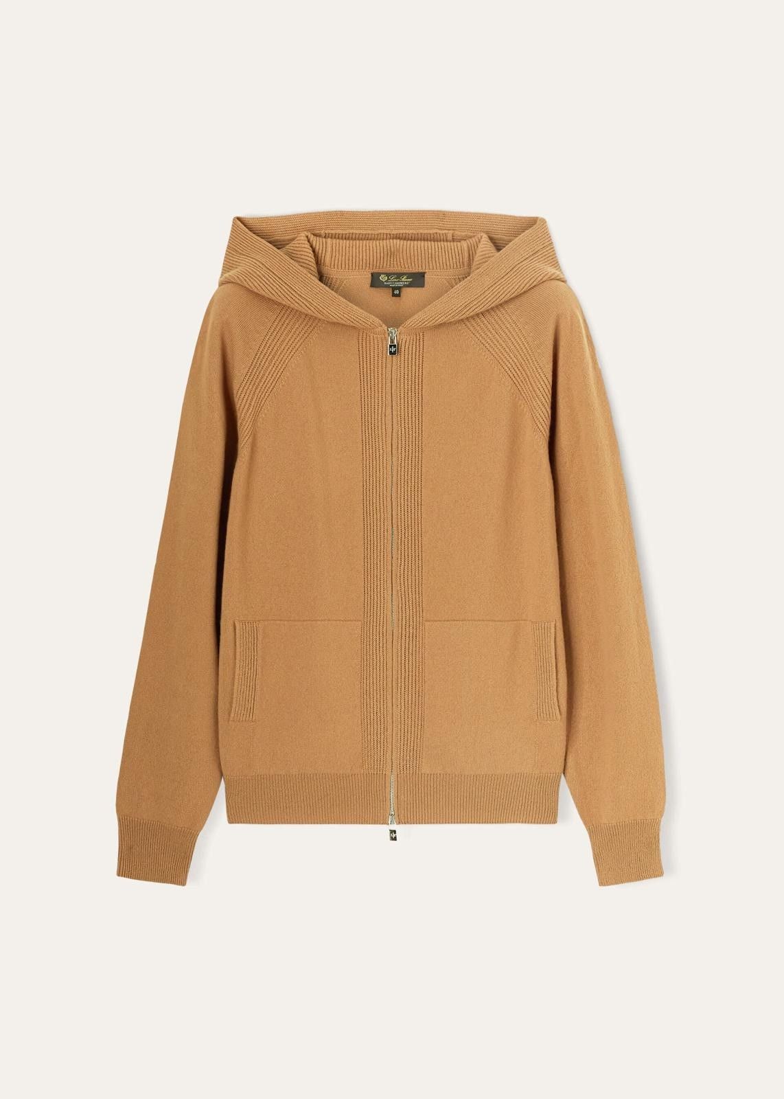 Loro Piana o1srvl11e0824 Merano Hooded Bomber in Brown Size XS / US 0-2 / IT 36-38 - 1 Preview