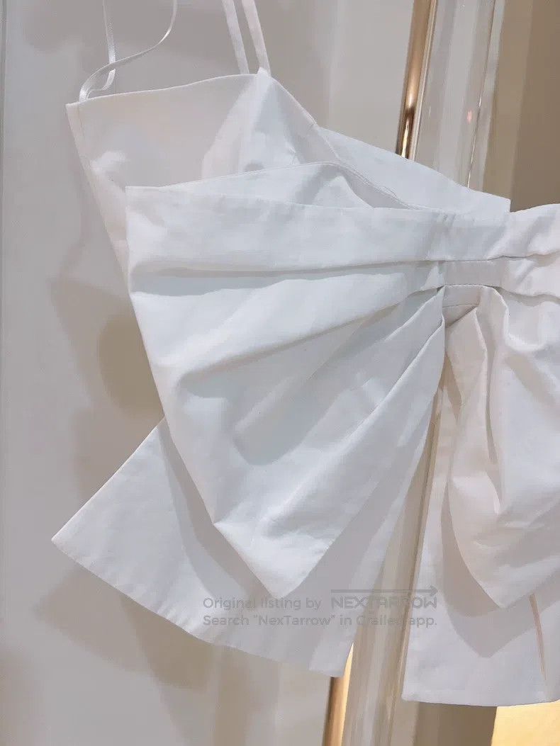 Chanel Chanel 20C Early Spring Vacation White Bow Strap Vest Size XXS / US 00 / IT 34 - 3 Thumbnail