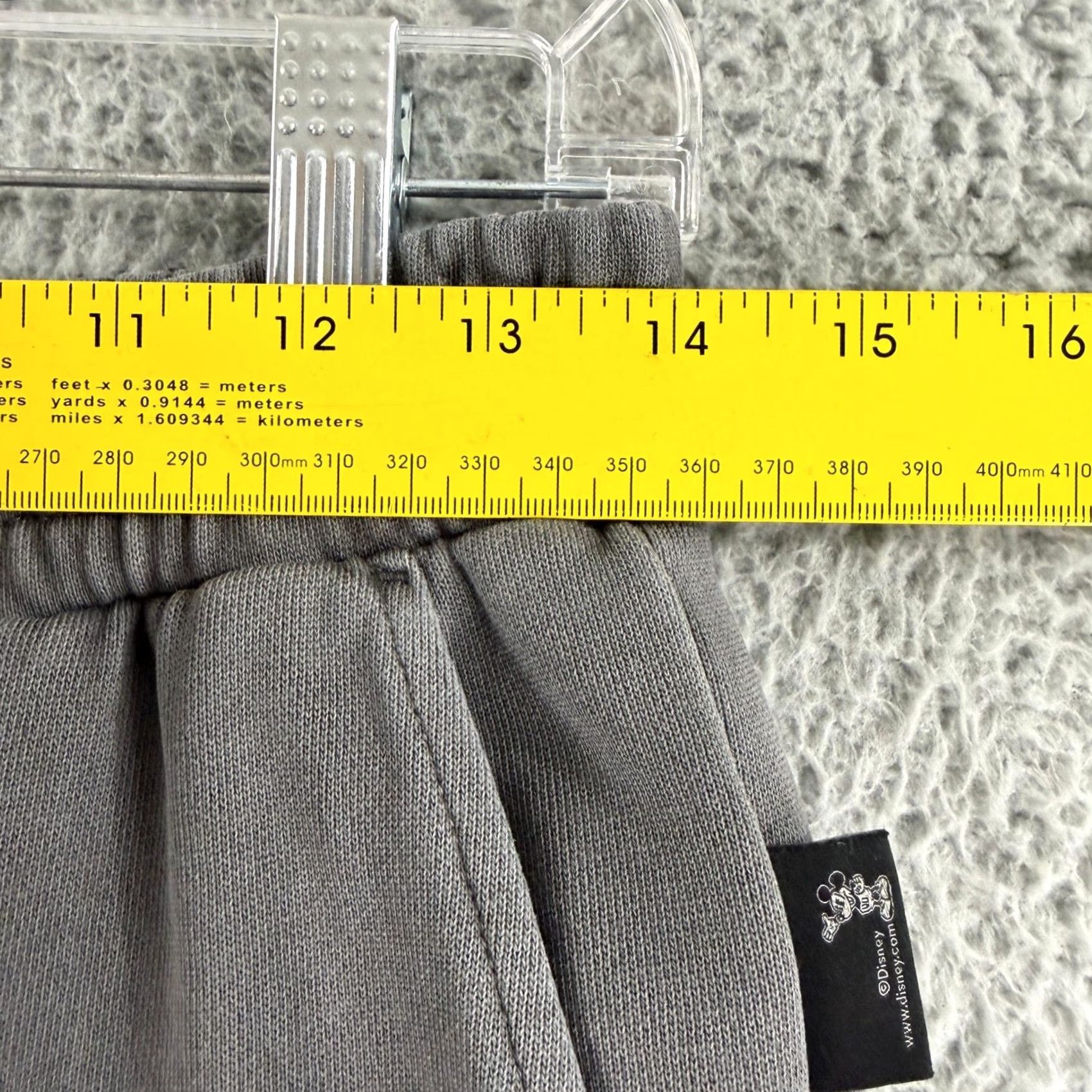 Gap Gap Disney Sweatpants Womens Small Gray Mickey Mouse Wide-Leg Joggers Pull On Size 28" / US 6 / IT 42 - 4 Thumbnail