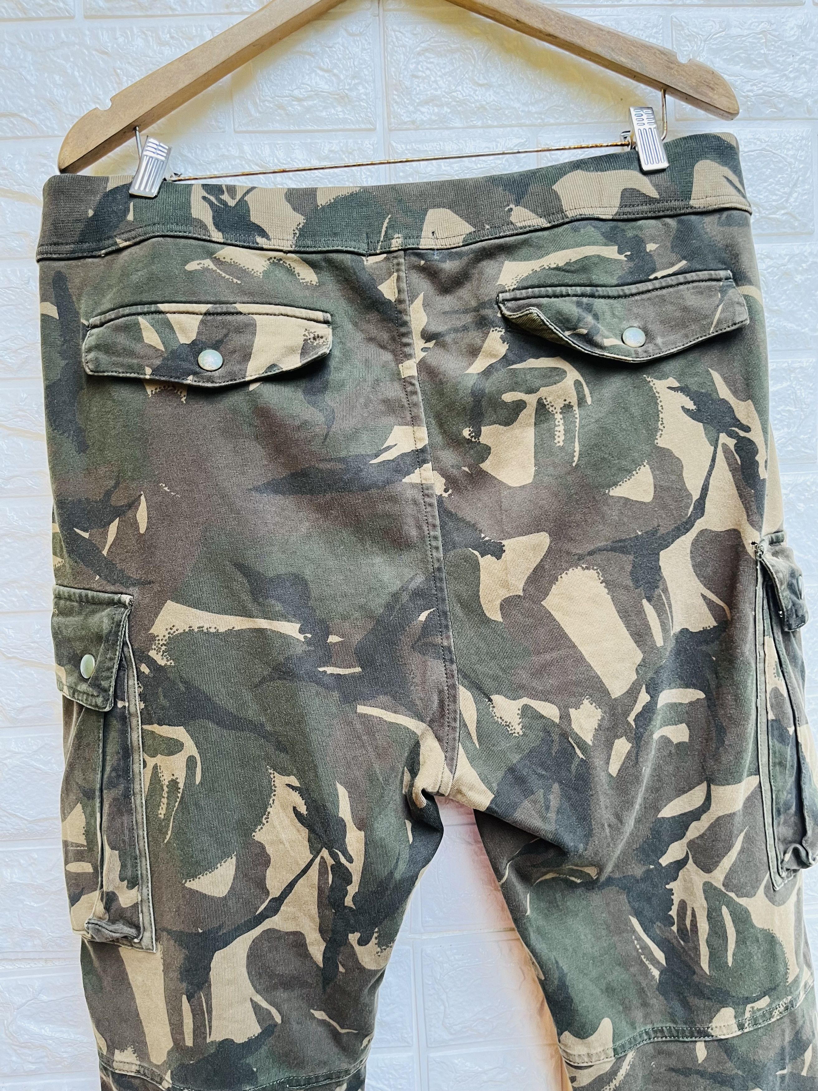 Japanese Brand × Polo Ralph Lauren Vintage Polo Ralph Lauren Camouflage Japan Designer Fashion Size US 36 / EU 52 - 7 Thumbnail