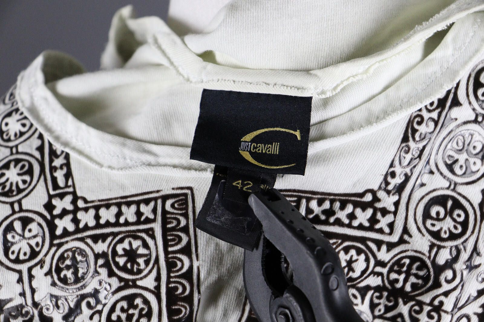 Just Cavalli Just Cavalli White Floral Pullover Top Shirt Size 42 Size M / US 6-8 / IT 42-44 - 8 Thumbnail