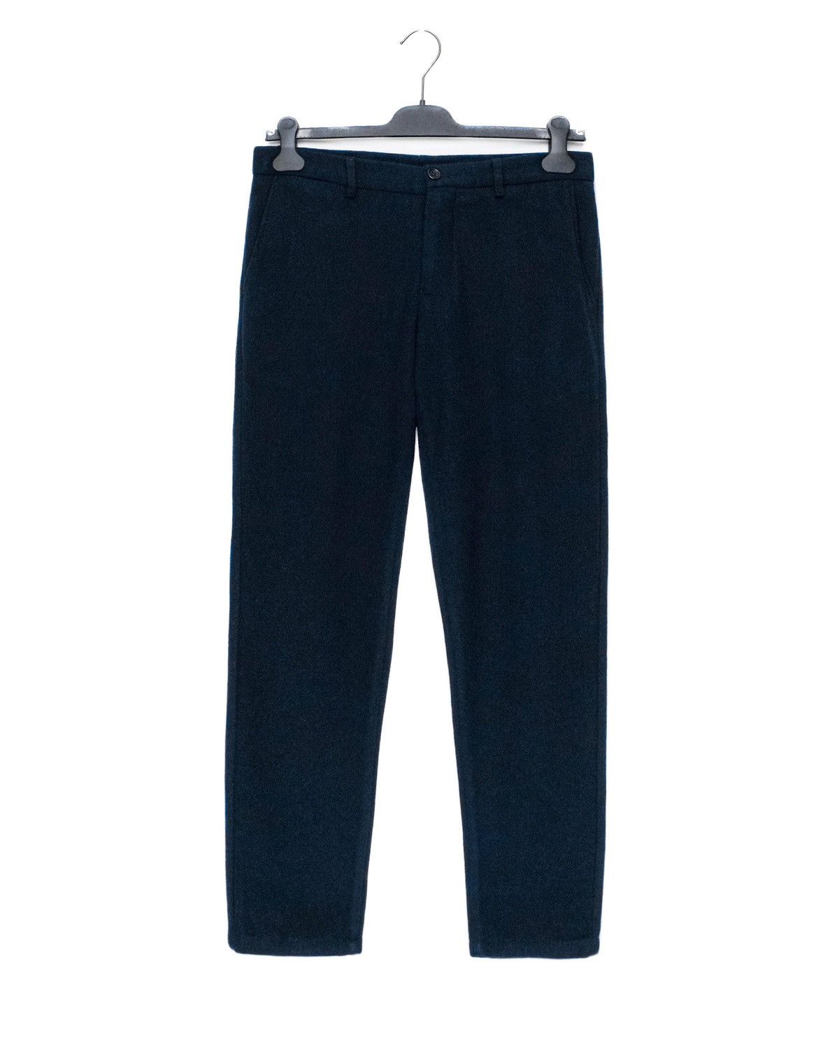 image of Norse Projects Lucas Lightweight Wool Navy Trousers Pants in Blue, Men's (Size 30)