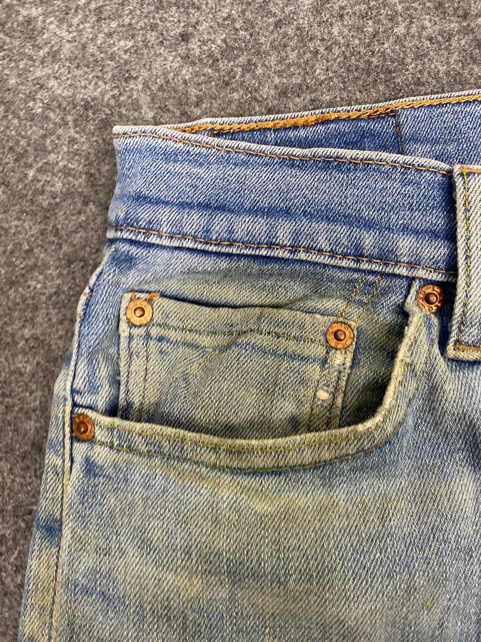 Levi's levis 511 slim distressed denim nice design Size US 32 / EU 48 - 11 Thumbnail