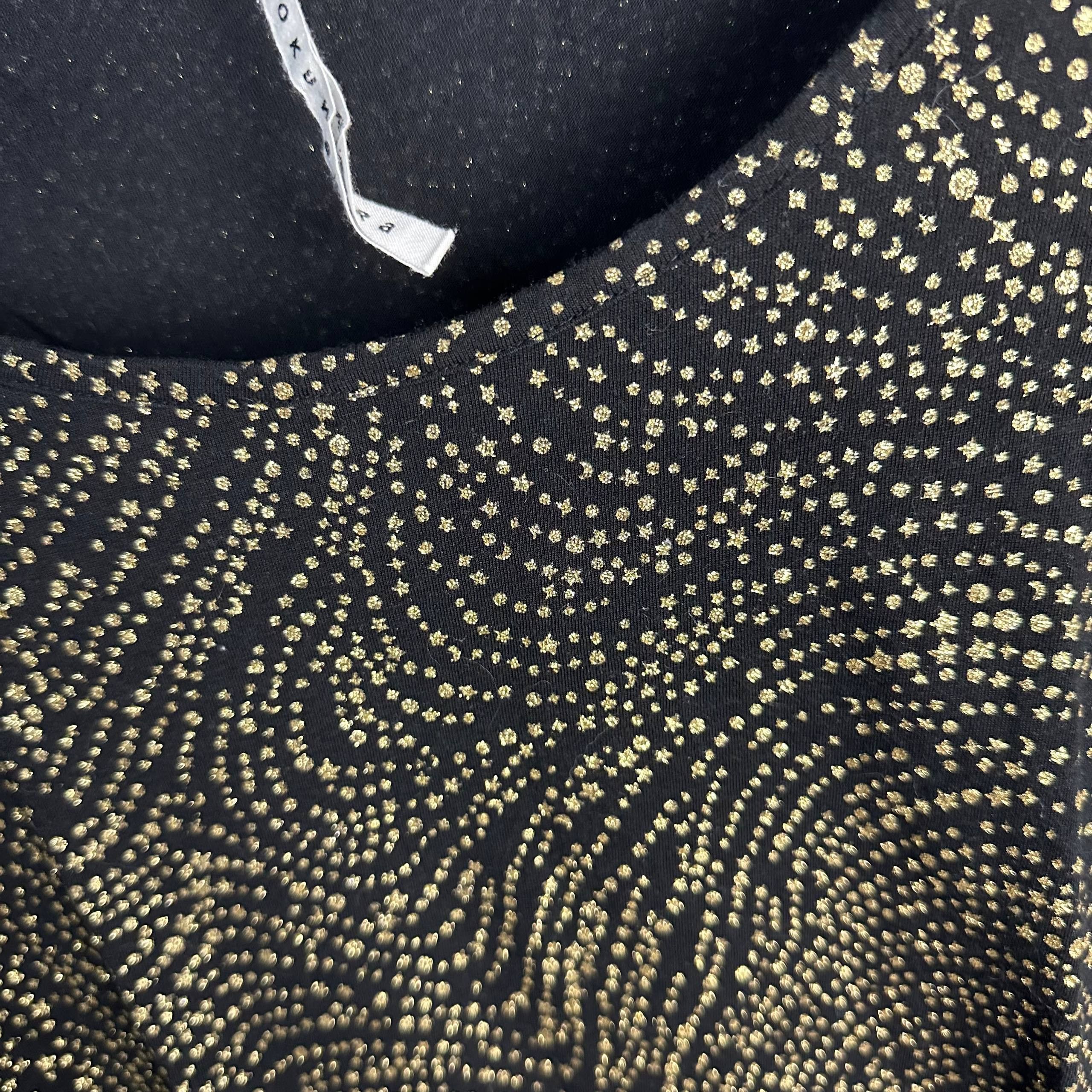 Issey Miyake Issey Miyake Sunao Kuwahara Gold Pattern Crop Top Size S / US 4 / IT 40 - 9 Thumbnail
