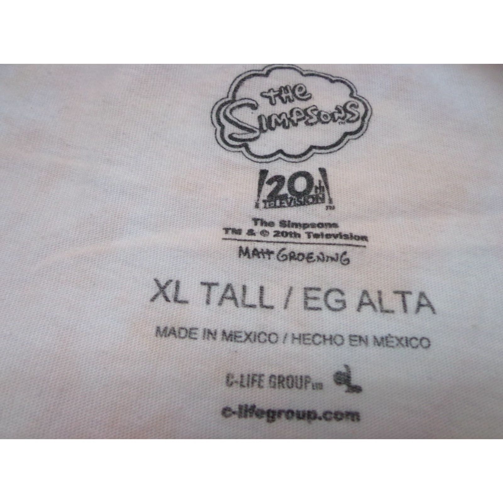 Vintage VINTAGE The Simpsons Pink Tie Dye T-Shirt XL Tall Mens T-Shirt Crew Neck Short Sleeve 50/50 Cute Cartoon Funny 80s 90s Size US XL / EU 56 / 4 - 4 Thumbnail