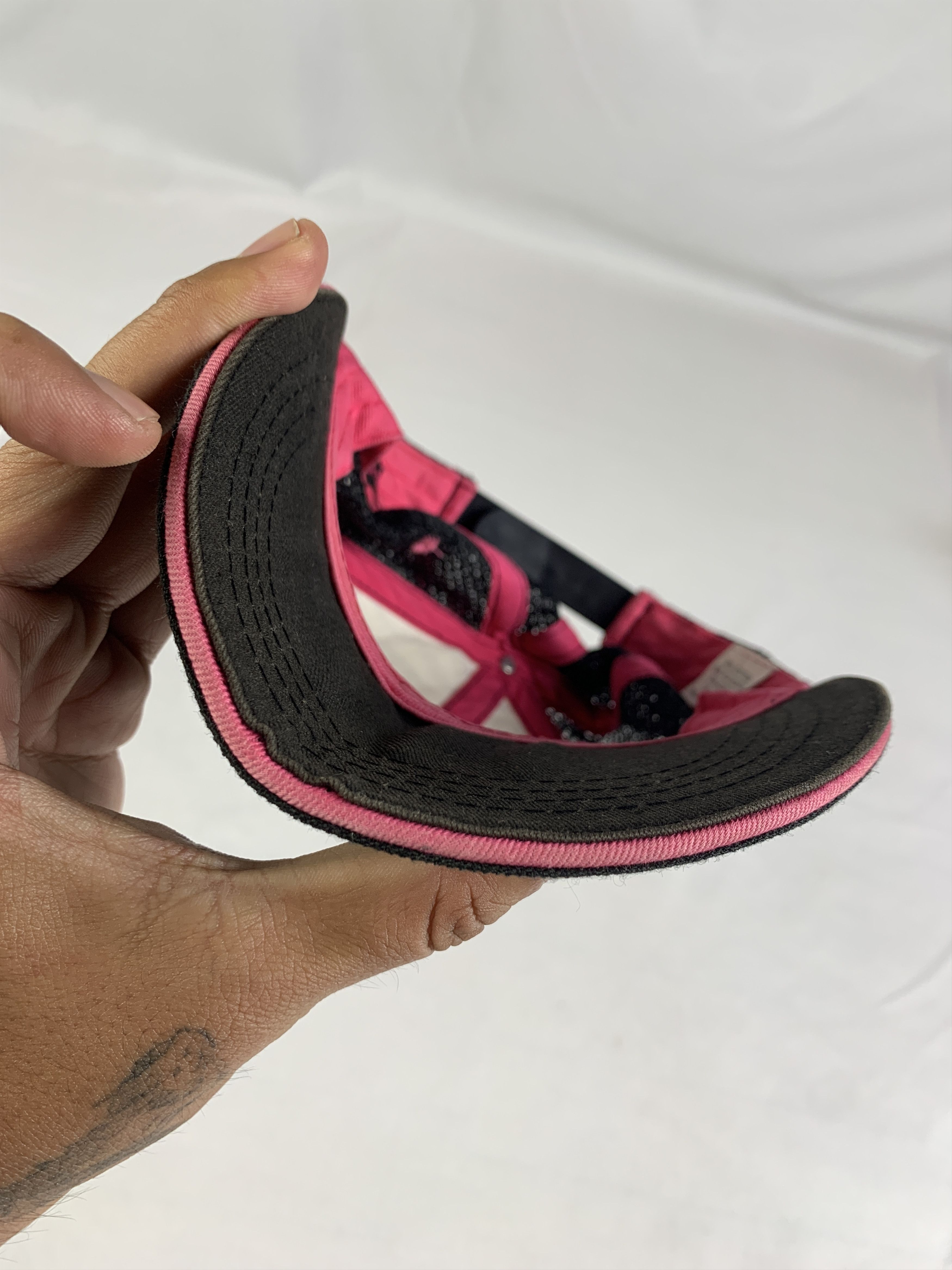 Playboy Playboy Zebra Rhinestones Trucker Hat (OSFA) Size ONE SIZE - 9 Thumbnail