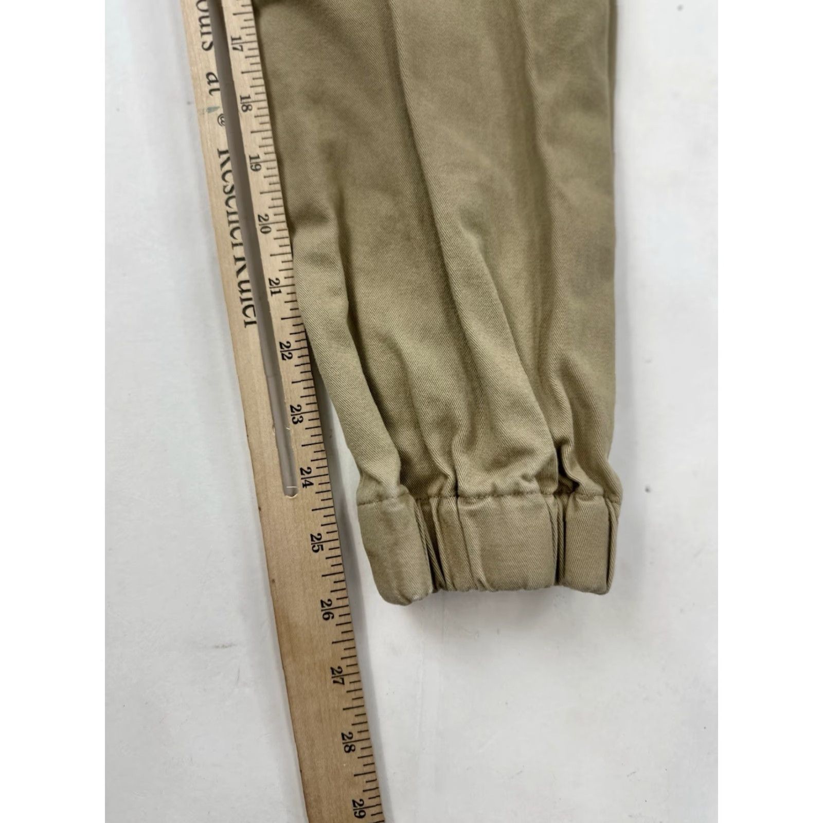 Aritzia VINTAGE Aritzia TNA Pants Womens XS Khaki Beige Jogger Pockets Brown Twill Solid Size 26" / US 2 / IT 38 - 7 Thumbnail