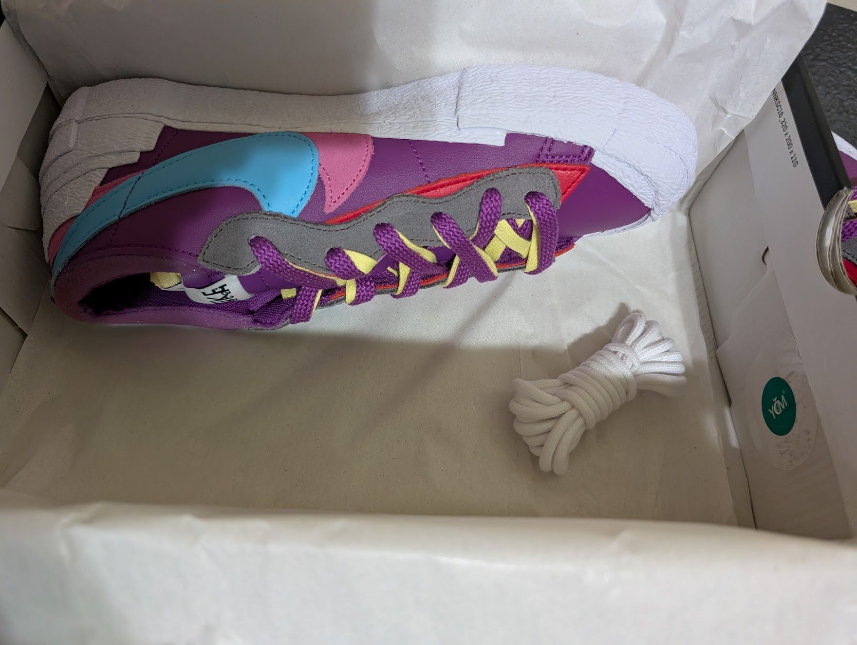 Kaws × Nike × Sacai Blazer 'Purple Dusk' Size US 8.5 / EU 41-42 - 4 Thumbnail