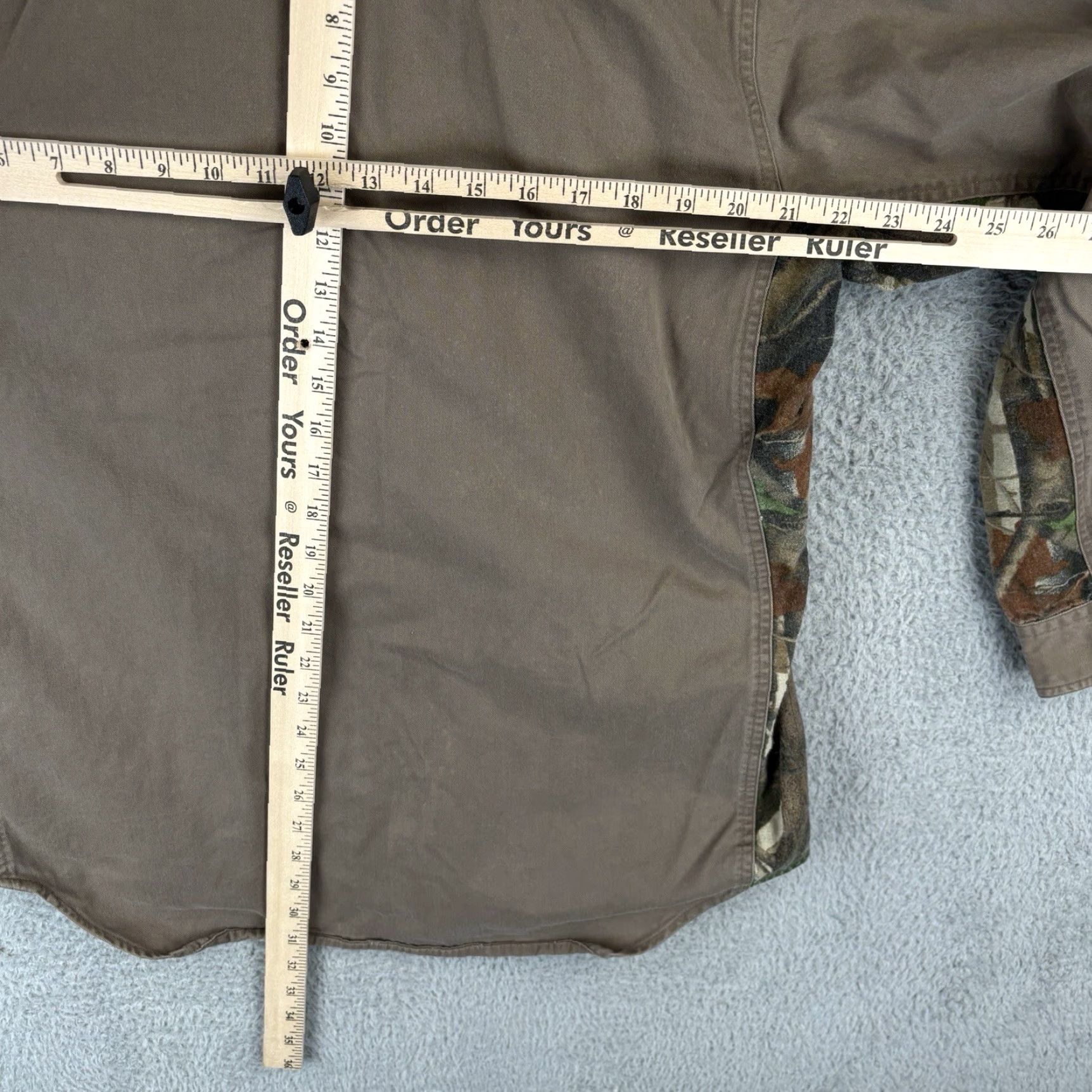 Wrangler VINTAGE Wrangler Pro Gear Shooting Shirt Mens Large Tan Camo Trim Hunting Brushpopper Size US L / EU 52-54 / 3 - 5 Thumbnail