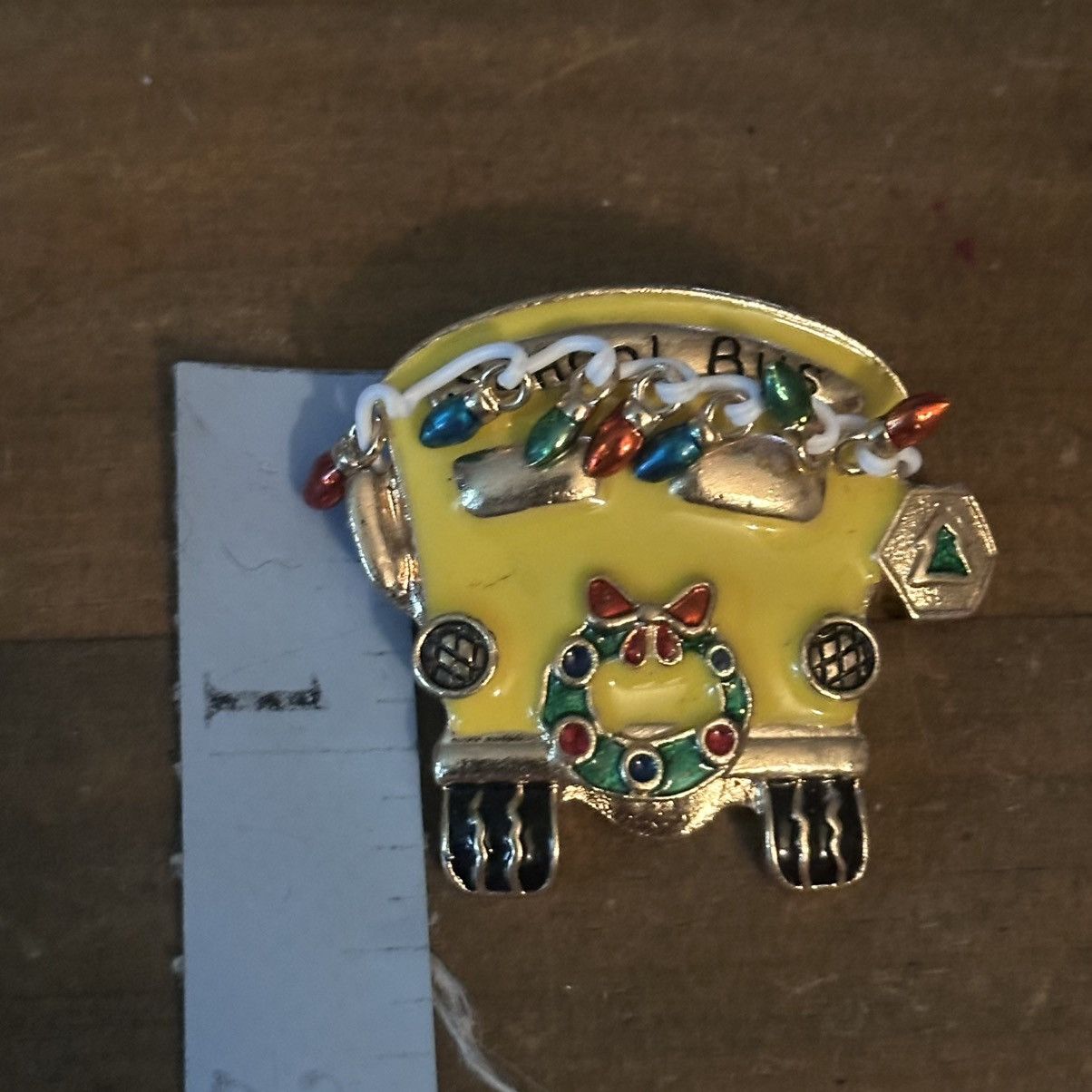 Other Christmas yellow school bus brooch Size ONE SIZE - 2 Thumbnail