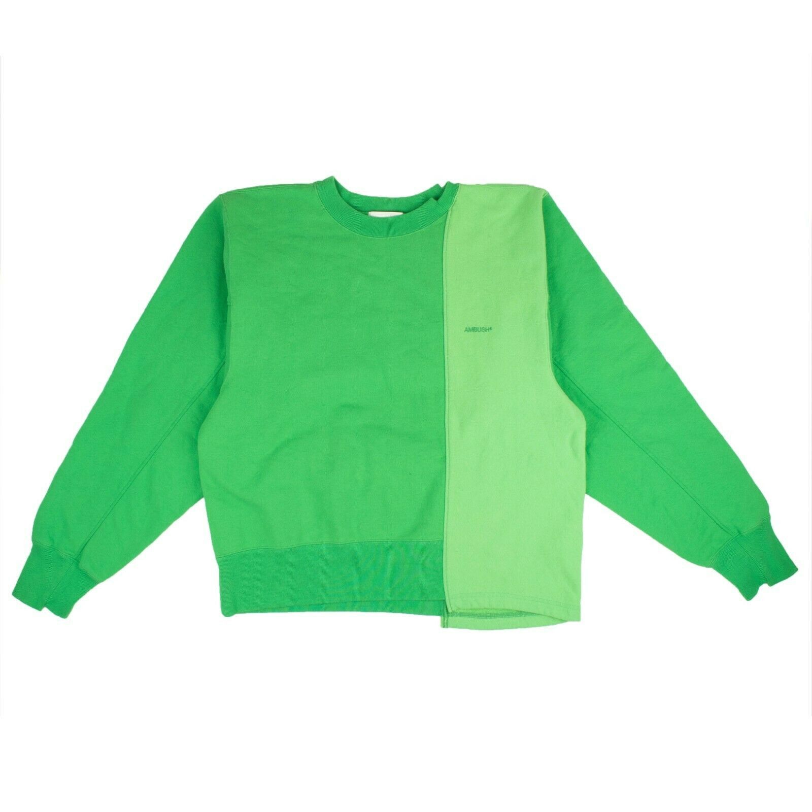 image of Ambush Design Green Mix Sweatshirt Size 3, Men's