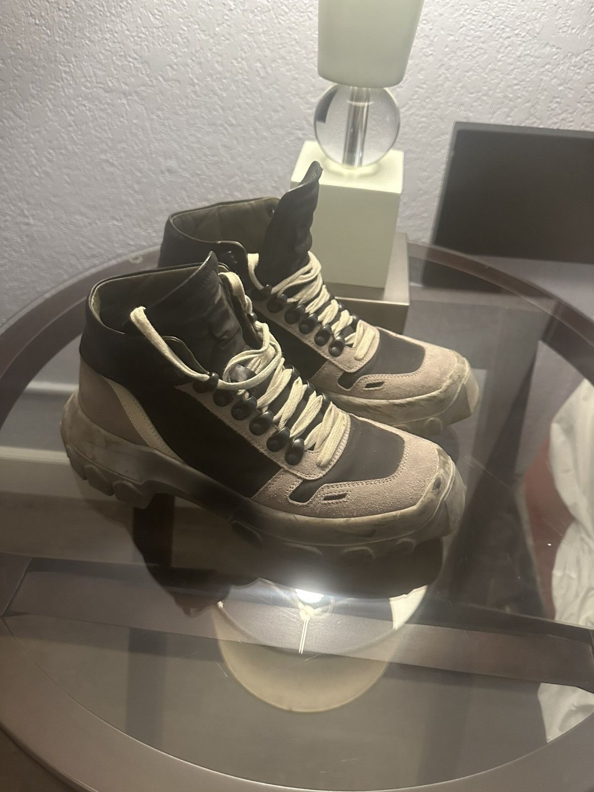 Rick Owens Rick Owens Tractor Runner Hiker Sneaker Boot Size39 Size US 6 / EU 39 - 1 Thumbnail