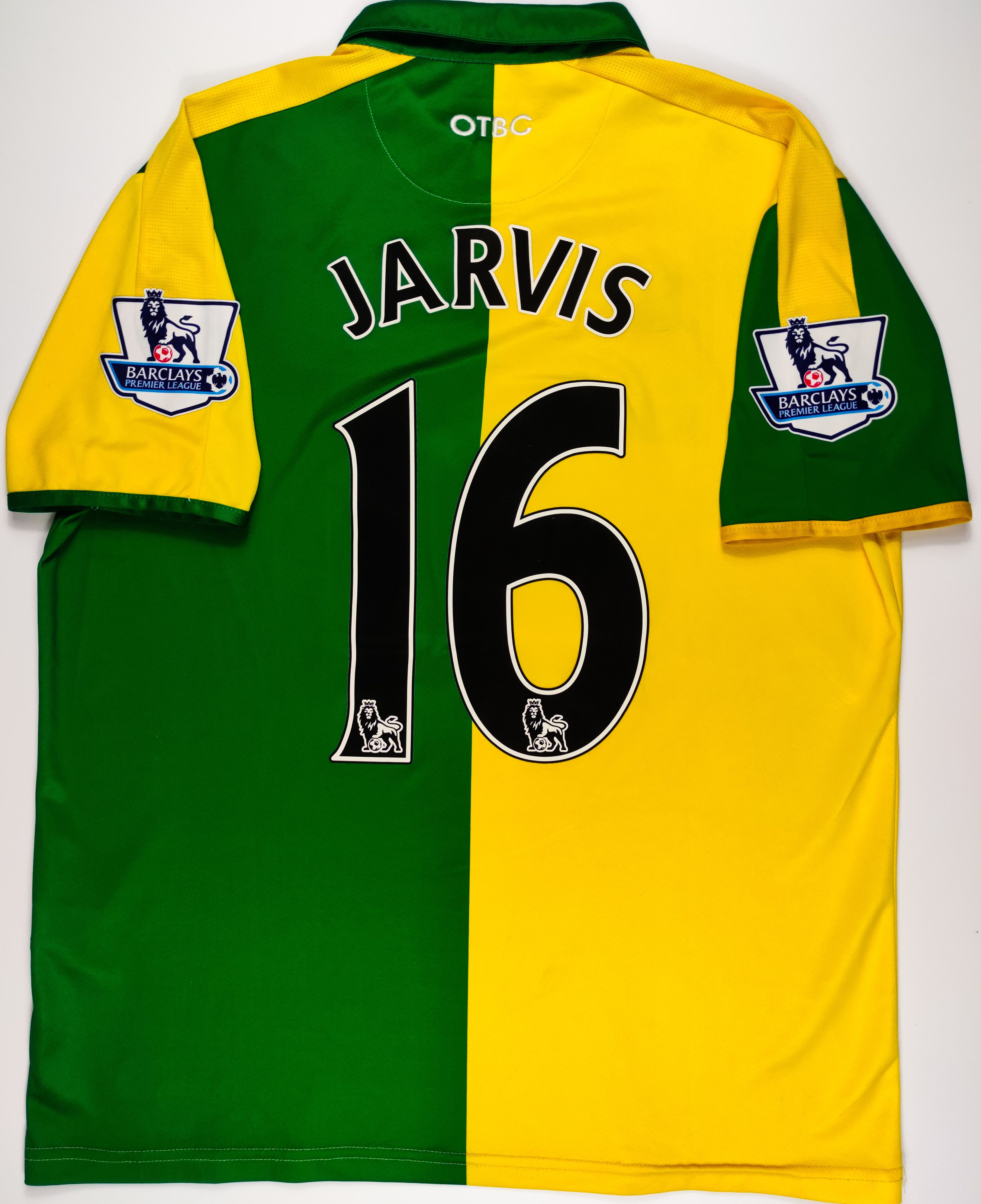 Errea Matt Jarvis #16 Norwich City 2015 2016 Home Errea Shirt Kit Size US XL / EU 56 / 4 - 1 Thumbnail