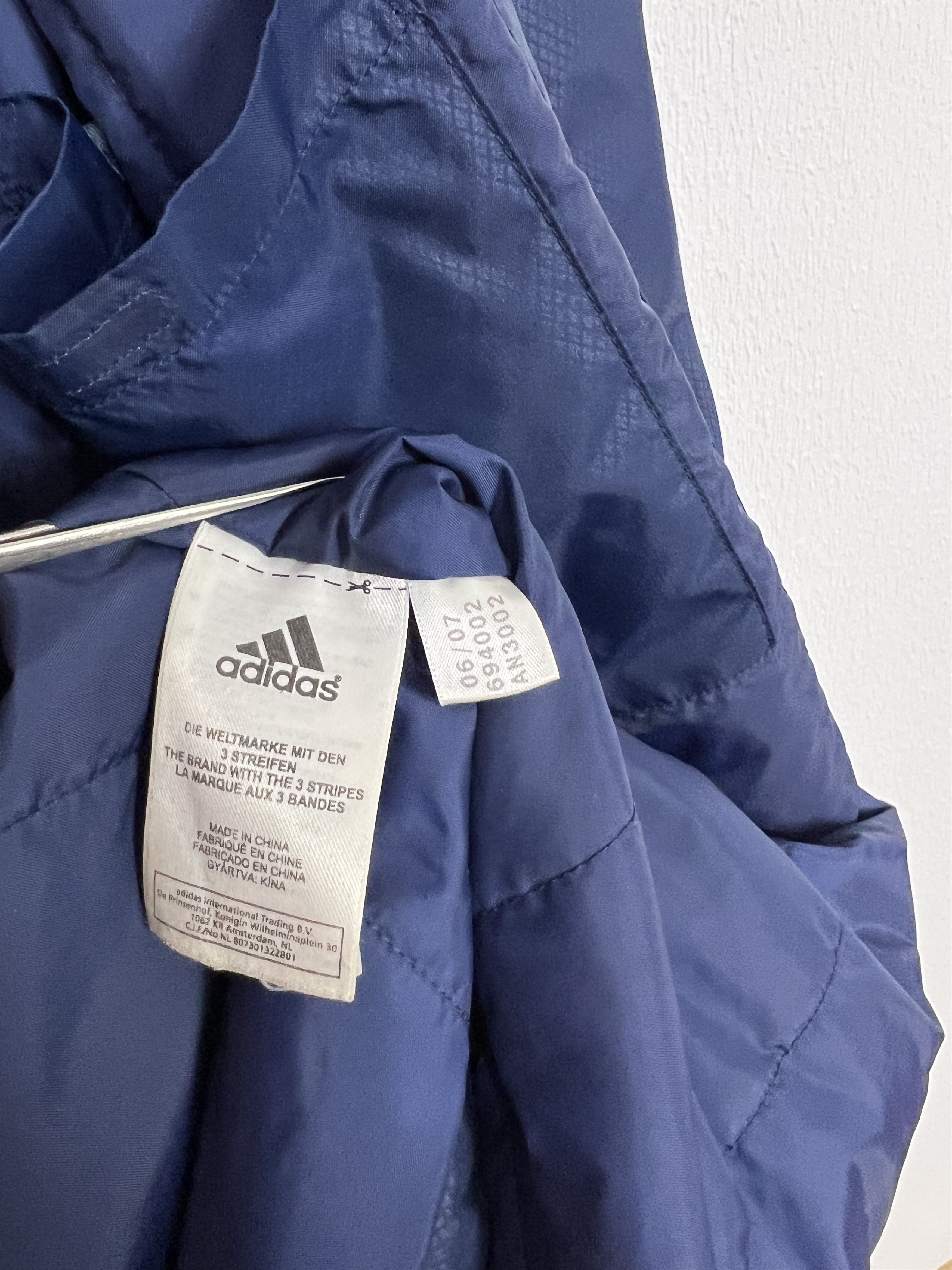 Adidas Vintage Chelsea Football Long Jacket Soccer Bomber Rare Size US L / EU 52-54 / 3 - 9 Thumbnail