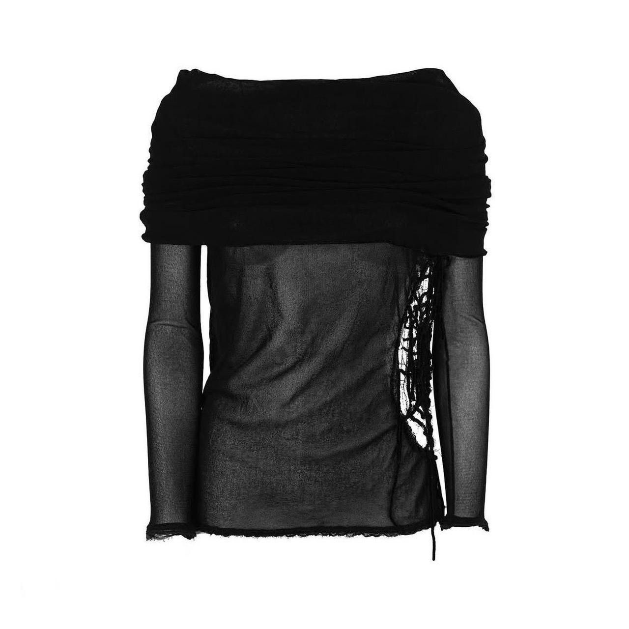 Jean Paul Gaultier JEAN PAUL GAULTIER SS 2003 SPIDER WEB MESH TOP Size M / US 6-8 / IT 42-44 - 7 Thumbnail