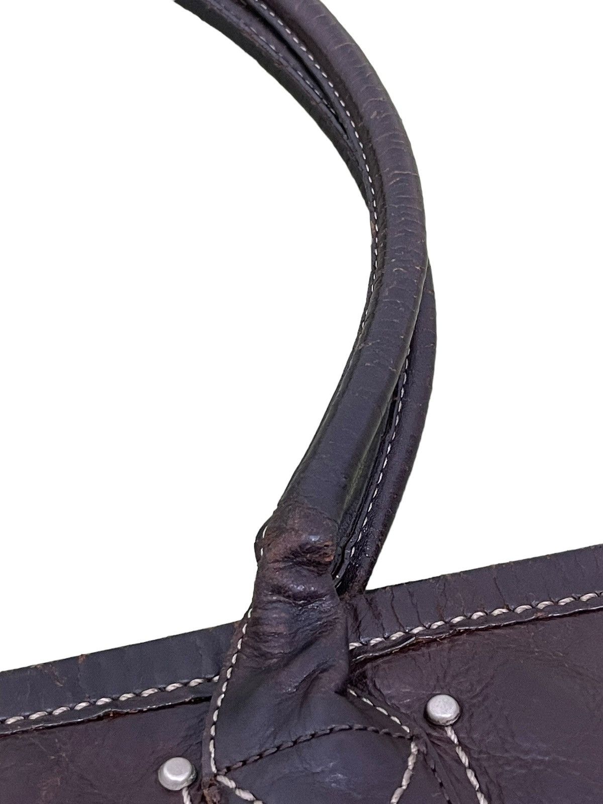 Japanese Brand Full Grain Leather Patina Tsuchiya Kaban Shoulder Bag 3🟩 Size ONE SIZE - 21 Thumbnail