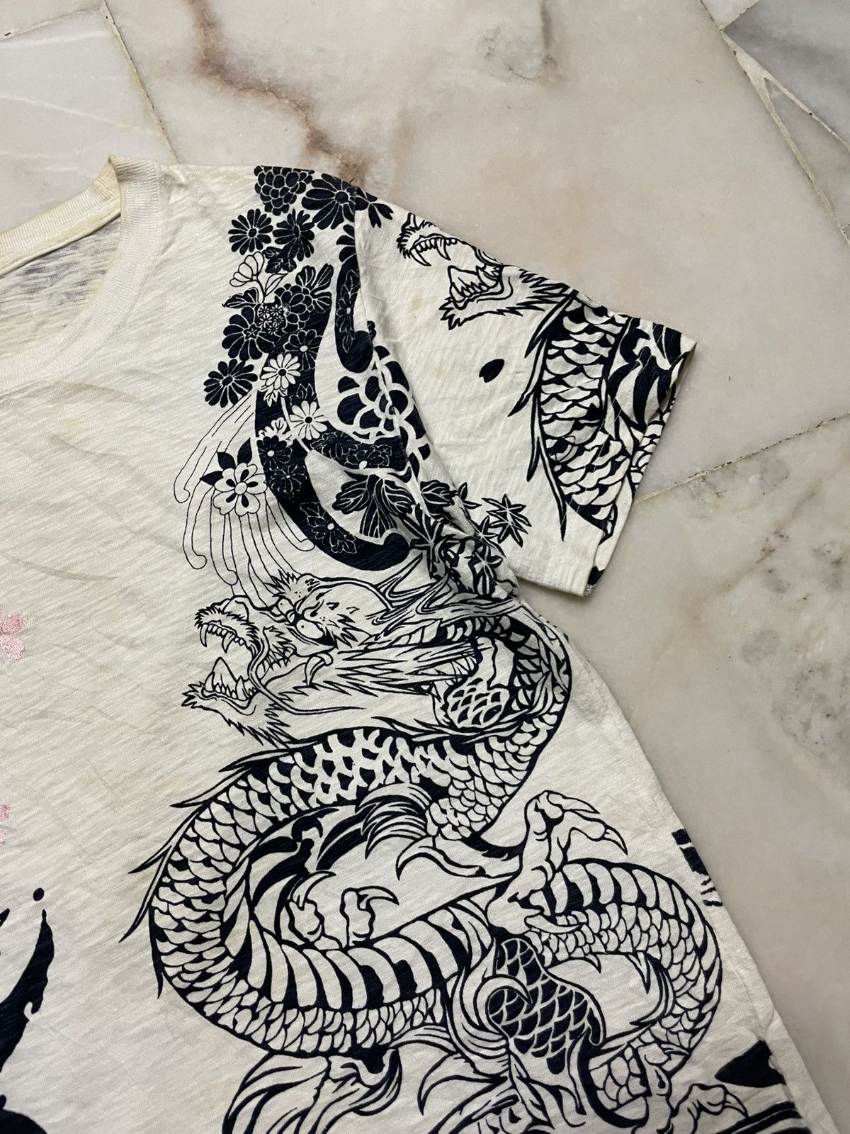 Seditionaries Japanese Culture Tattoo Dragon 3D Print Yakuza Style T-Shirt Size US S / EU 44-46 / 1 - 9 Thumbnail