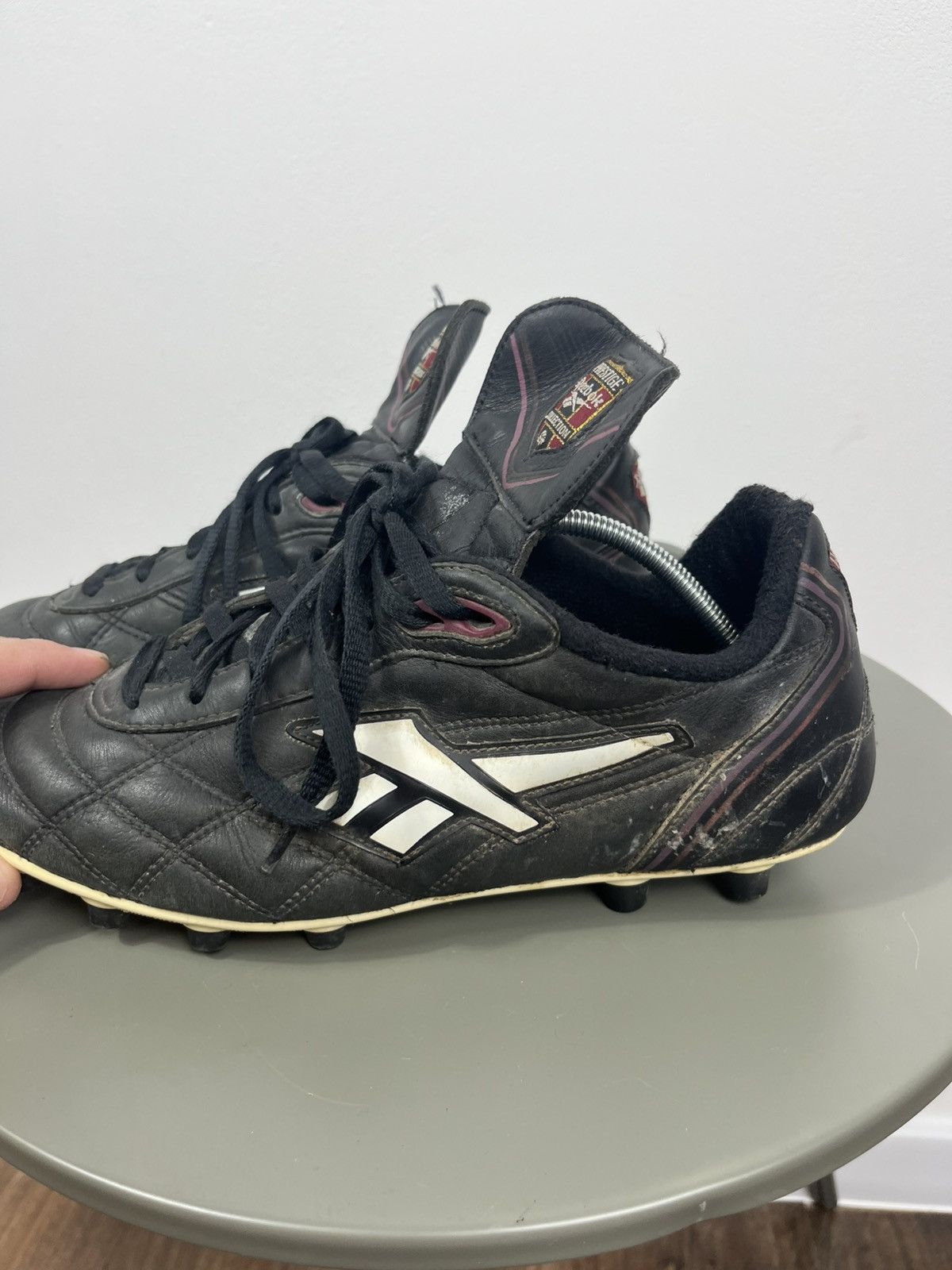 Reebok Vintage Reebok Prestige Football Boots US 10 EU 43 Black Size US 10 / EU 43 - 3 Thumbnail