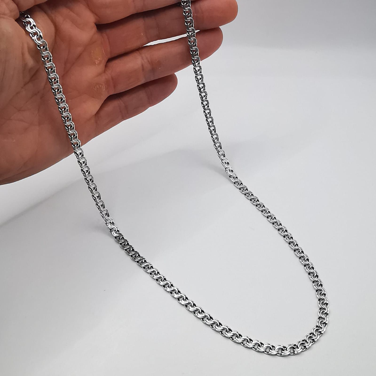 Vintage Jewelry Chain, 925 Sterling Silver, Signed 21,75g