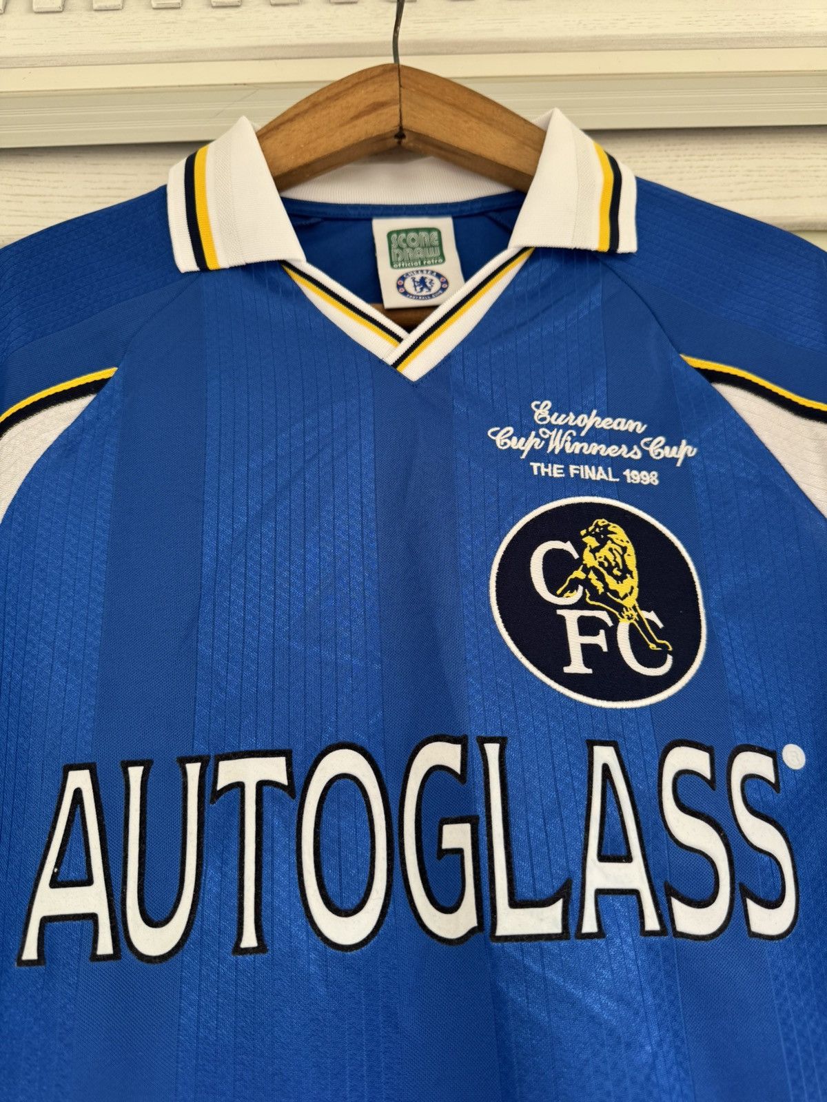 Umbro Vintage Chelsea 1997-1999 Score Draw Home Soccer Jersey Kit Size US S / EU 44-46 / 1 - 6 Thumbnail