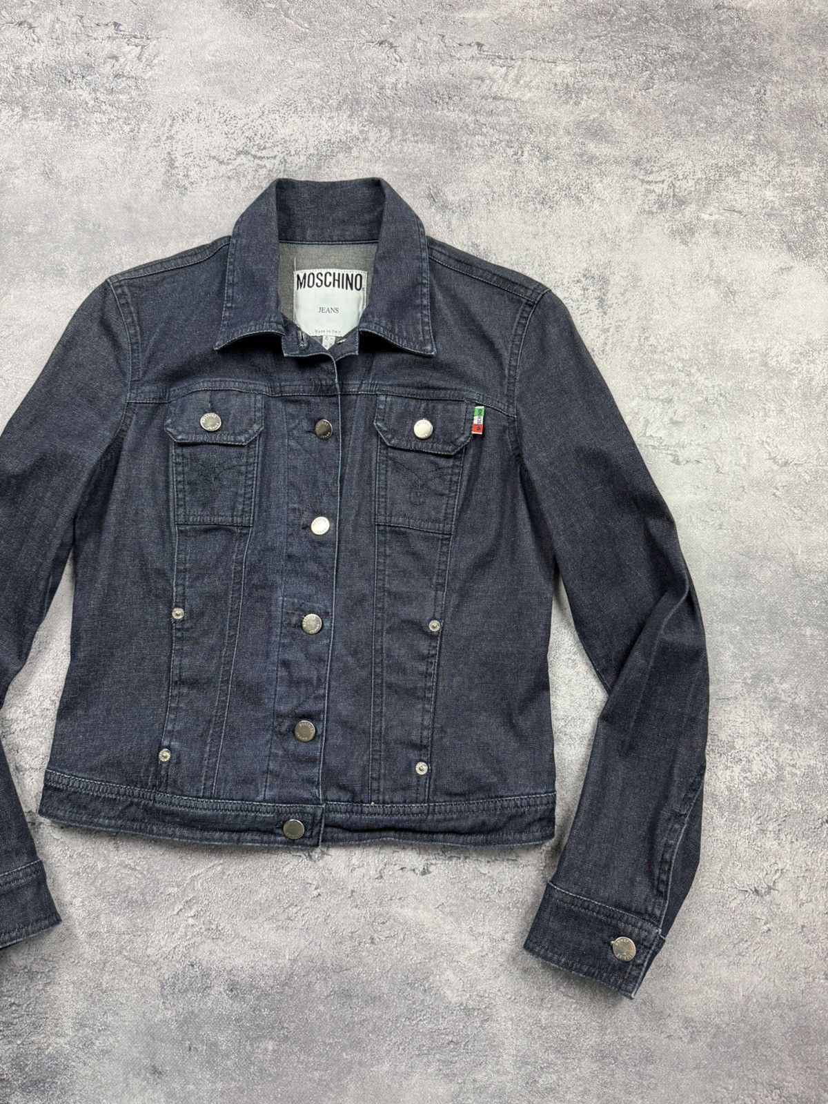 Moschino Vintage Moschino Jeans Denim Jacket Blazer Size M / US 6-8 / IT 42-44 - 6 Thumbnail