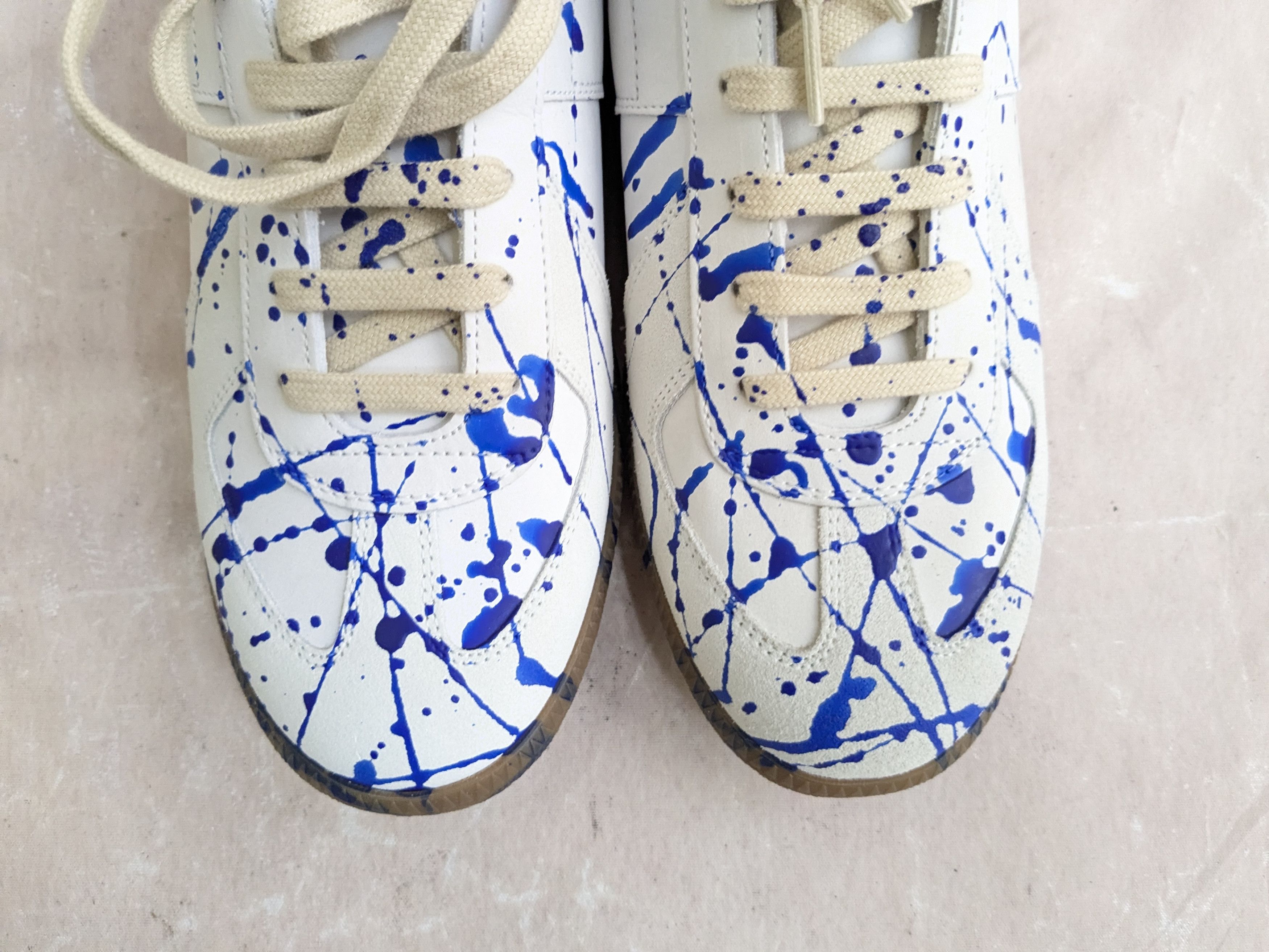 Maison Margiela GAT Replica Paint Splatter Blue 10 43