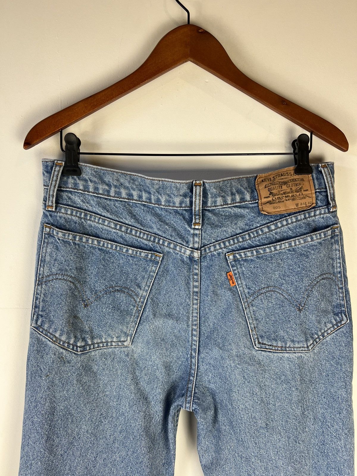 Levi's Vintages Levis 803 Orange Tab Jeans Size US 32 / EU 48 - 7 Thumbnail