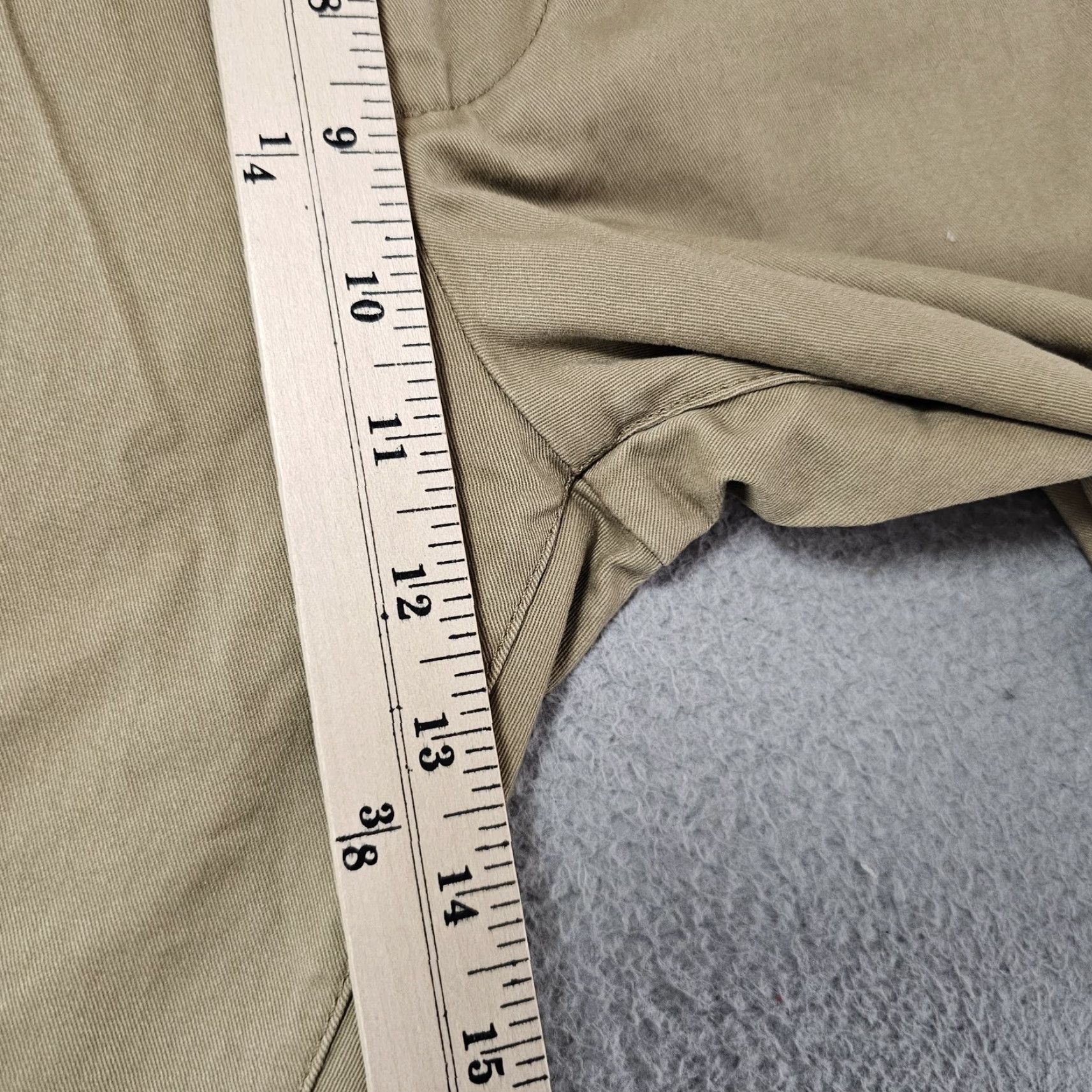 Vintage Goodfellow & Co Pants Men Slim Chino 38x30 Beige Stretch Casual Business Travel Khaki 5 Pocket Zip Fly Button Mens Size US 38 / EU 54 - 4 Thumbnail