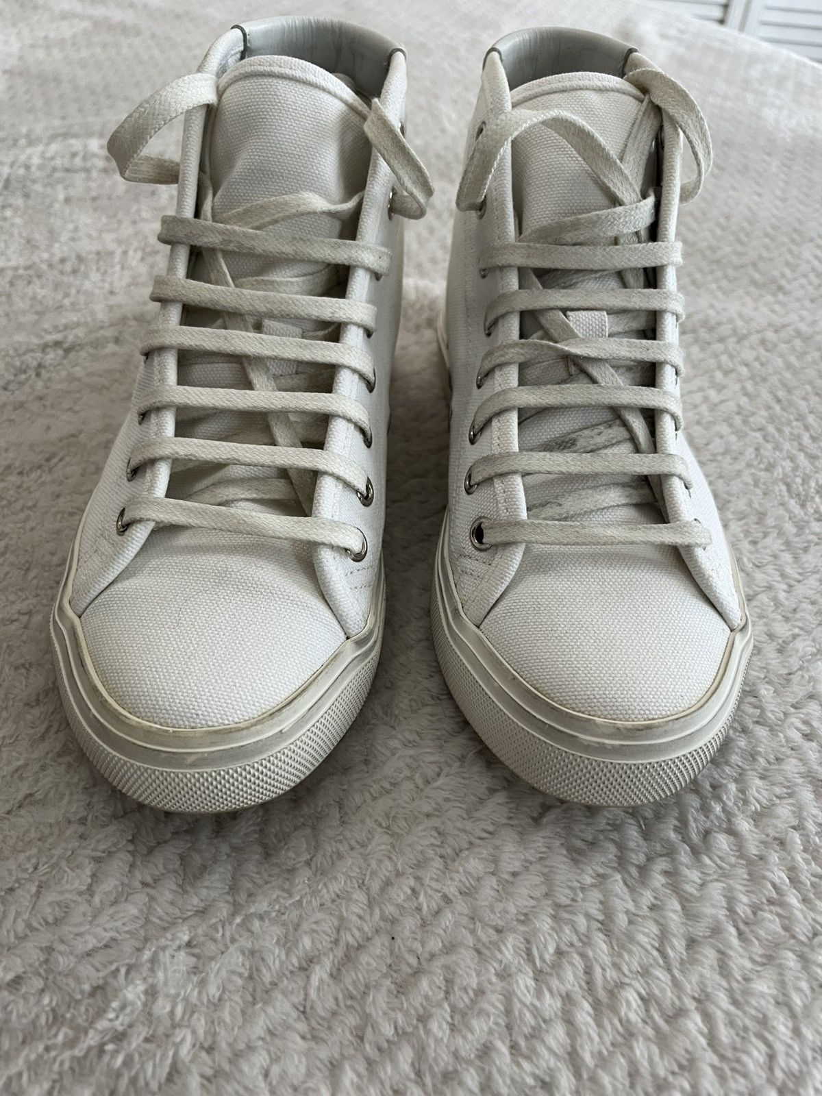 Yves Saint Laurent Saint Laurent Malibu high-top sneakers Size US 5 / IT 35 - 4 Thumbnail
