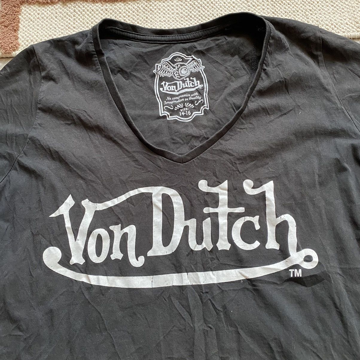 Von Dutch VON DUTCH Y2K FADED V NECK T SHIRT Size US S / EU 44-46 / 1 - 2 Thumbnail