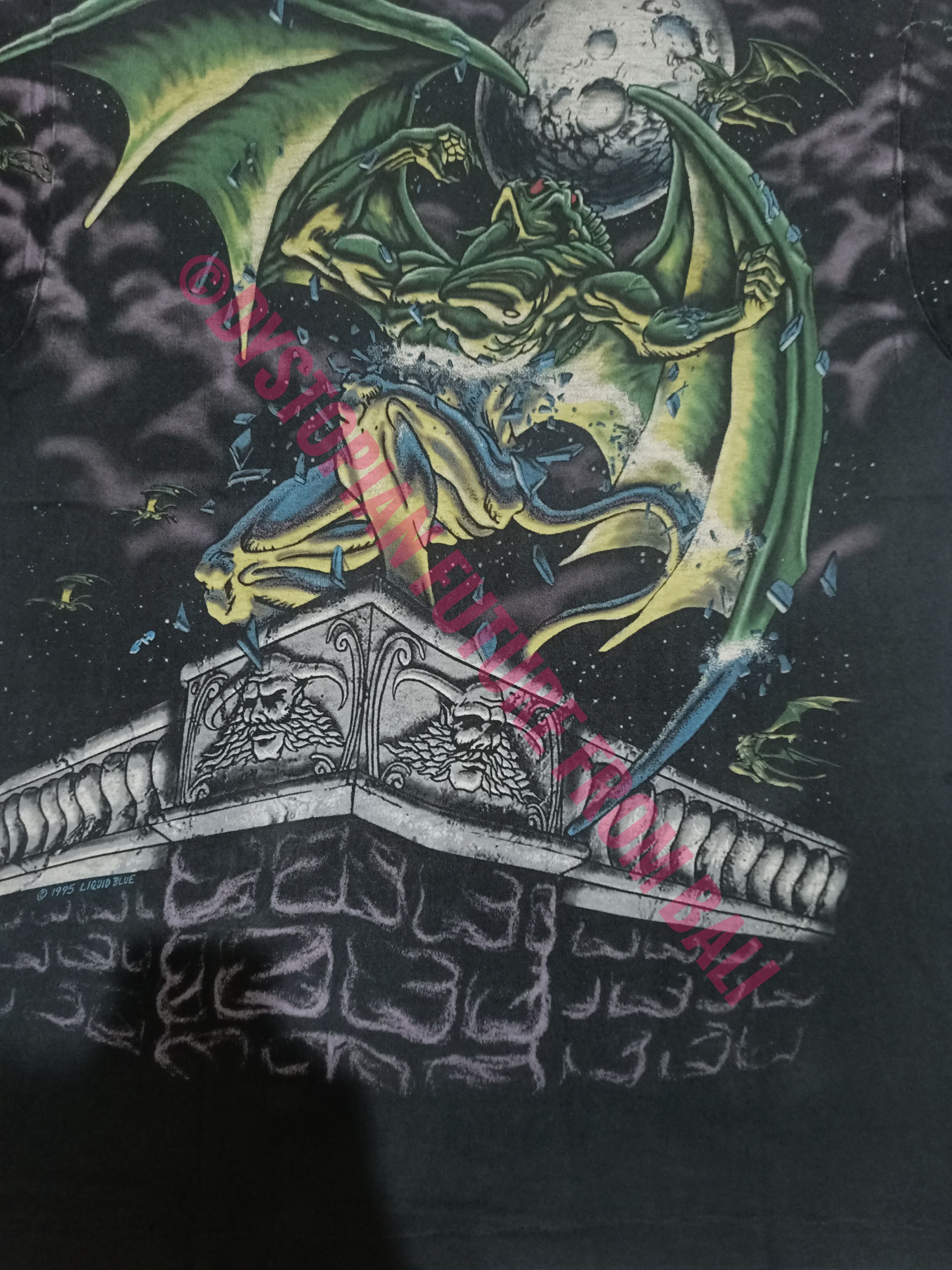 Liquid Blue Vintage 1995 Liquid Blue Gargoyles All Over Print T-shirt Size US XXL / EU 58 / 5 - 4 Thumbnail