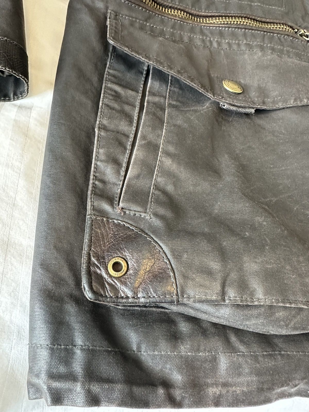 Coach Men’s Coach waxed cotton field jacket Size US L / EU 52-54 / 3 - 3 Thumbnail