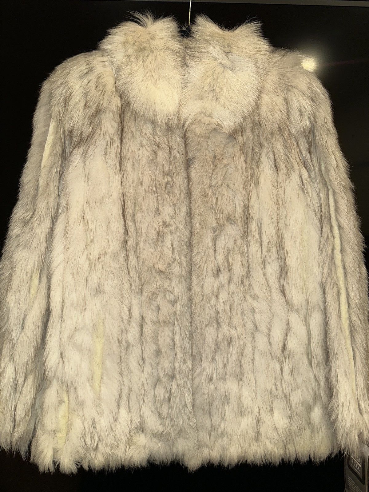 Sagafurs VTG Saga Fox Norway Fur Made In Korea Genuine Blue Fox READ Size S / US 4 / IT 40 - 13 Thumbnail