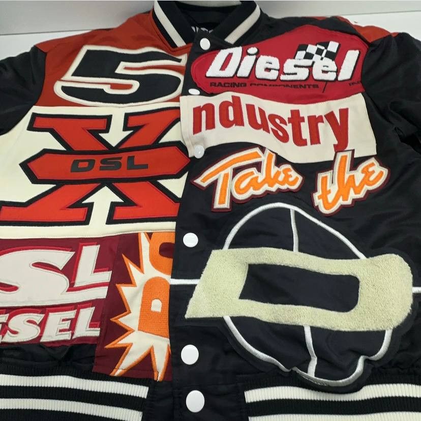 Diesel DIESEL bomber jacket Size: L Black Men A04982 Size US L / EU 52-54 / 3 - 7 Thumbnail