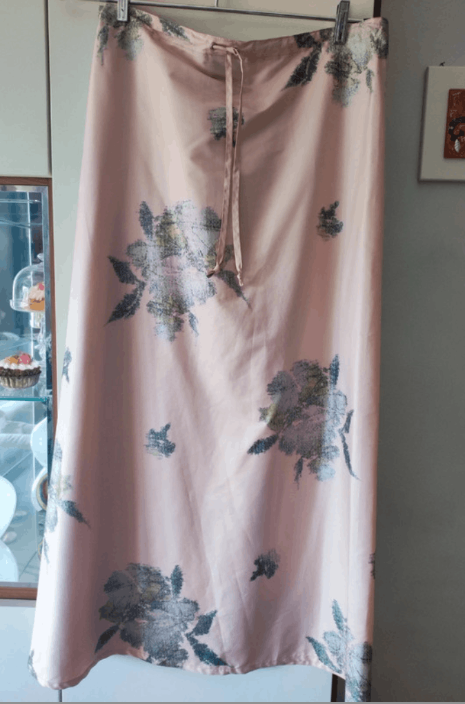Fendi × Vintage Fendi Skirt Midi Maxi Floral Pink Vintage Size 28" / US 6 / IT 42 - 3 Thumbnail