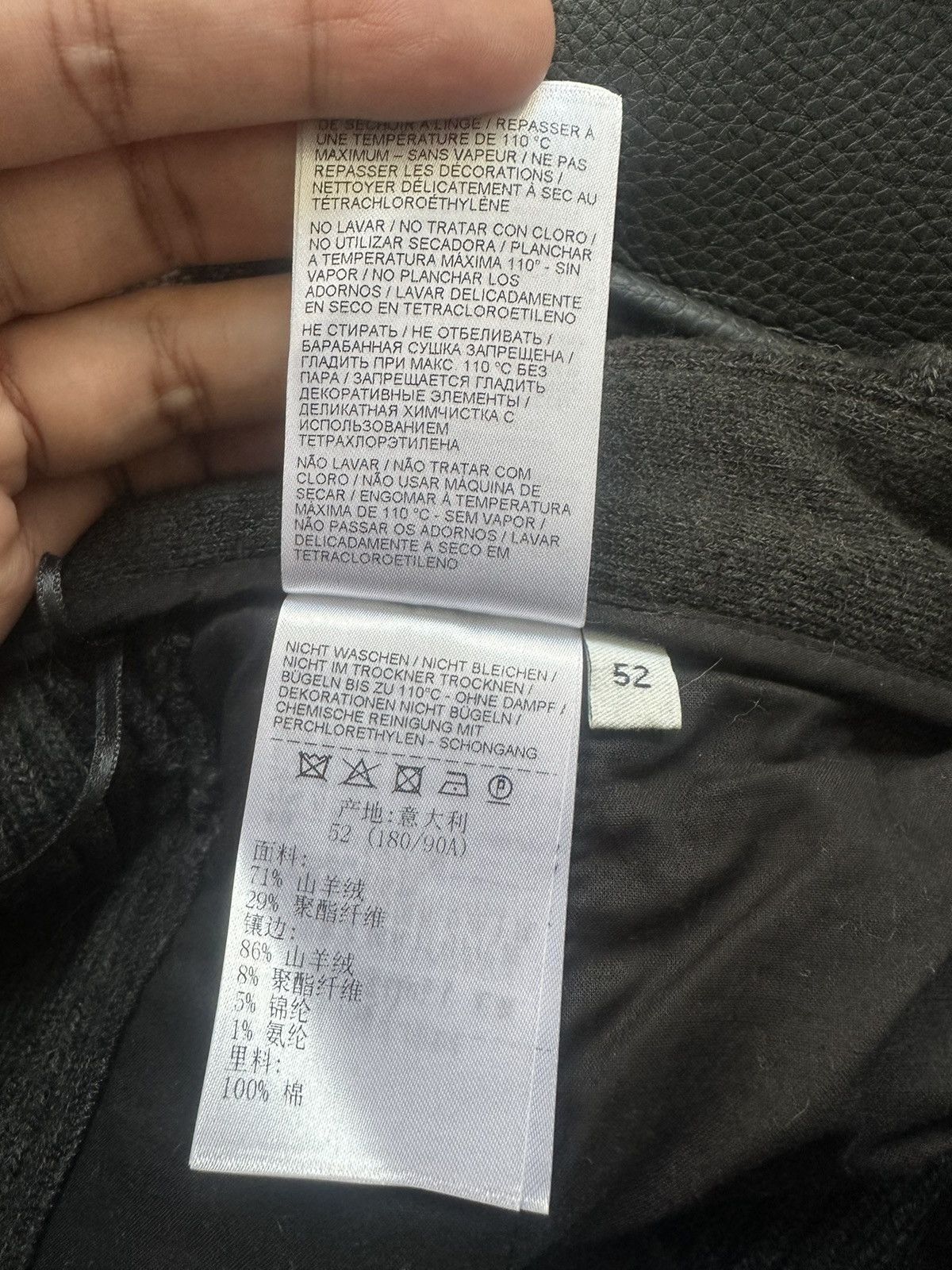 Bottega Veneta $3500 Bottega Veneta Cashmere Runway Pants (52) Size US 34 / EU 50 - 8 Thumbnail