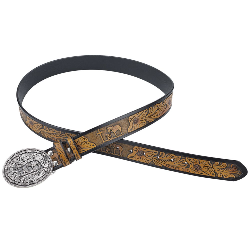 Designer New Trend Vintage Belt Riveted Belts Menswear Accessories Size ONE SIZE - 2 Thumbnail