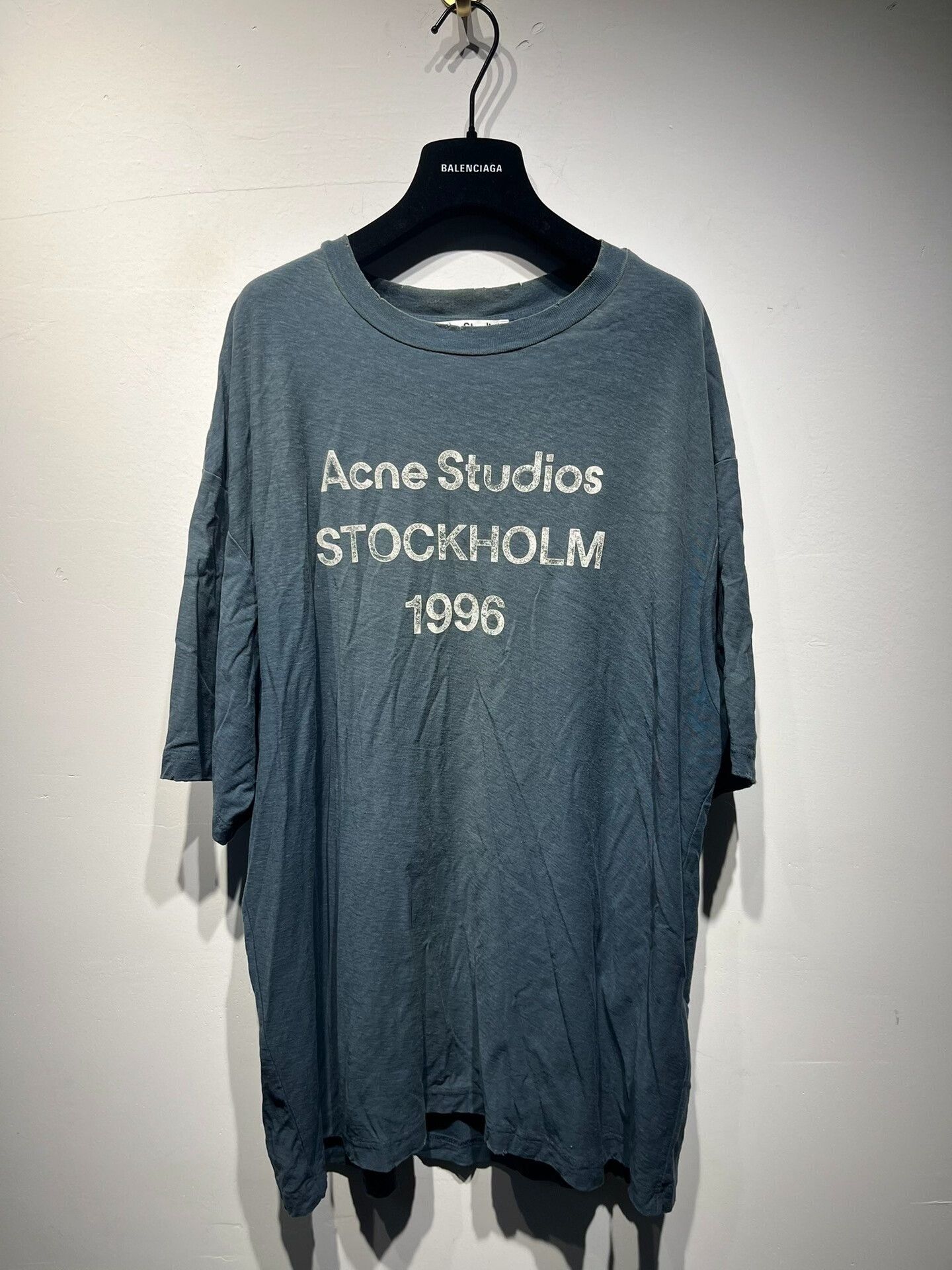 Acne Studios Deep Blue Crew-Neck T-Shirt