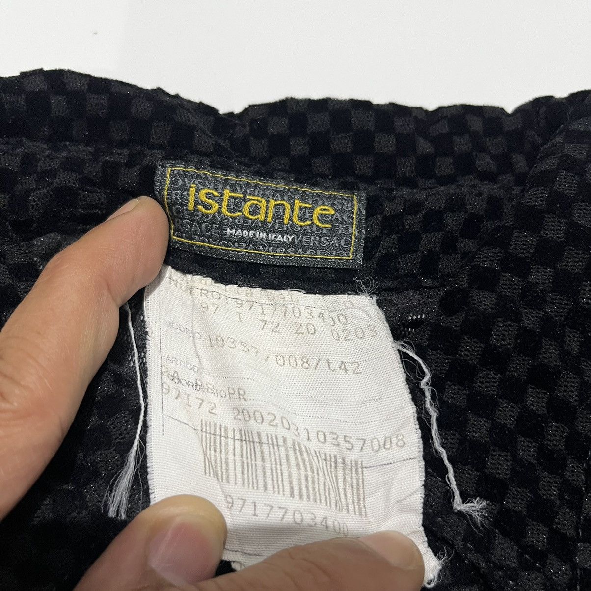 Versace Istante Versace Lace Checkerboard shirt Size M / US 6-8 / IT 42-44 - 4 Thumbnail