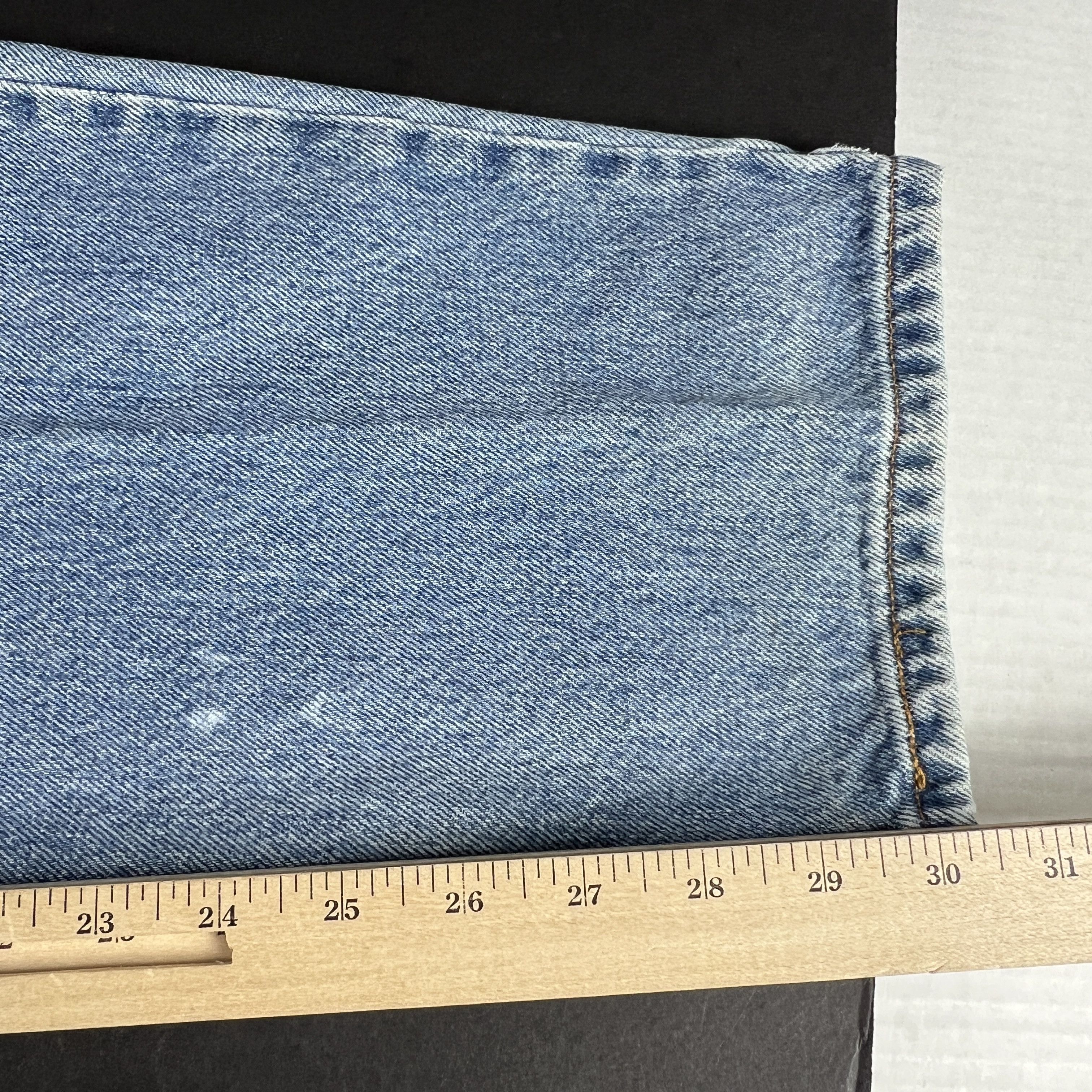 Levi's × Vintage Y2K Levi's Jeans 550 Relaxed Blue Dingy Denim Size US 34 / EU 50 - 17 Thumbnail