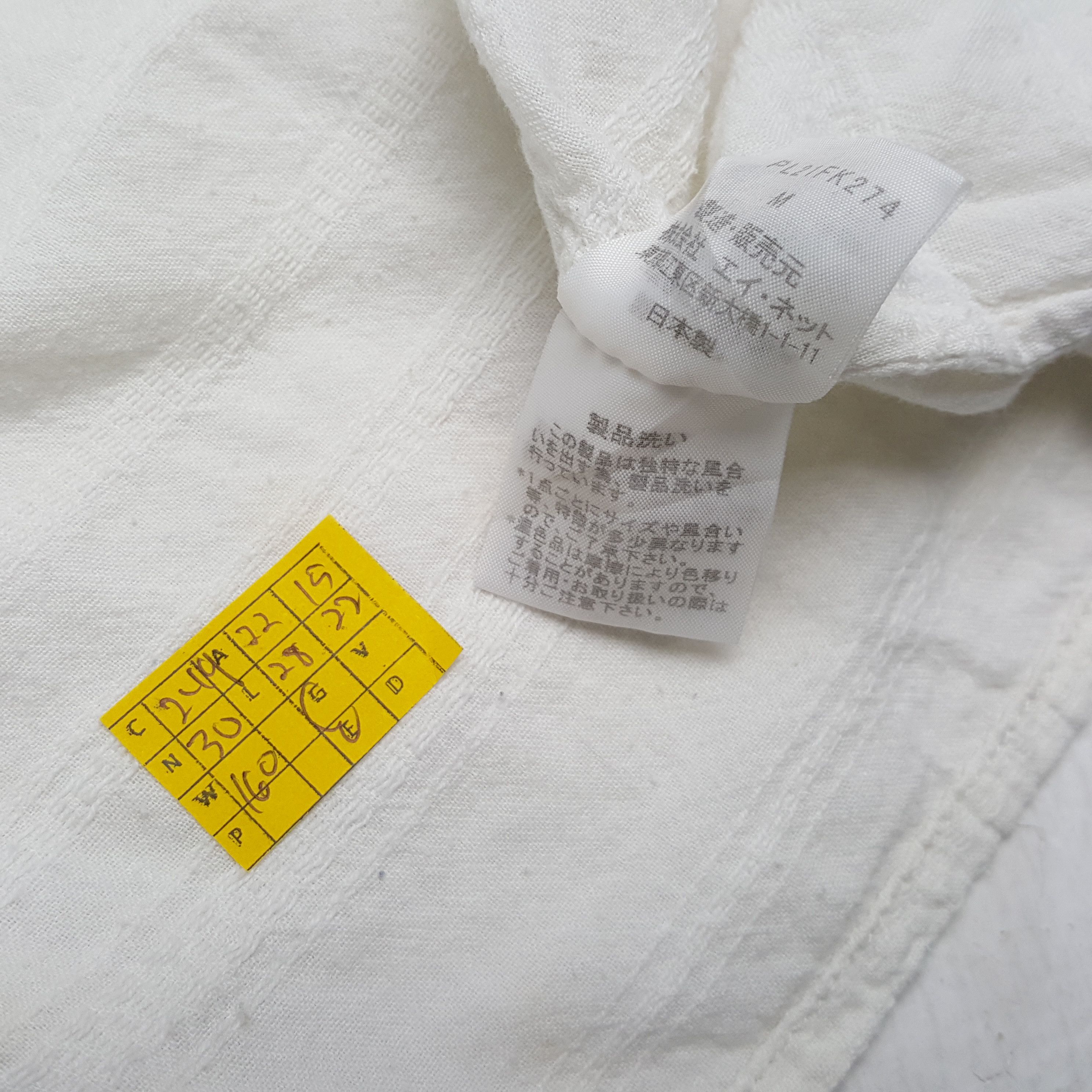 Issey Miyake × Japanese Brand × Vintage Vintage PLANTATION by ISSEY MIYAKE Japanese Brand Shirts Size M / US 6-8 / IT 42-44 - 6 Thumbnail