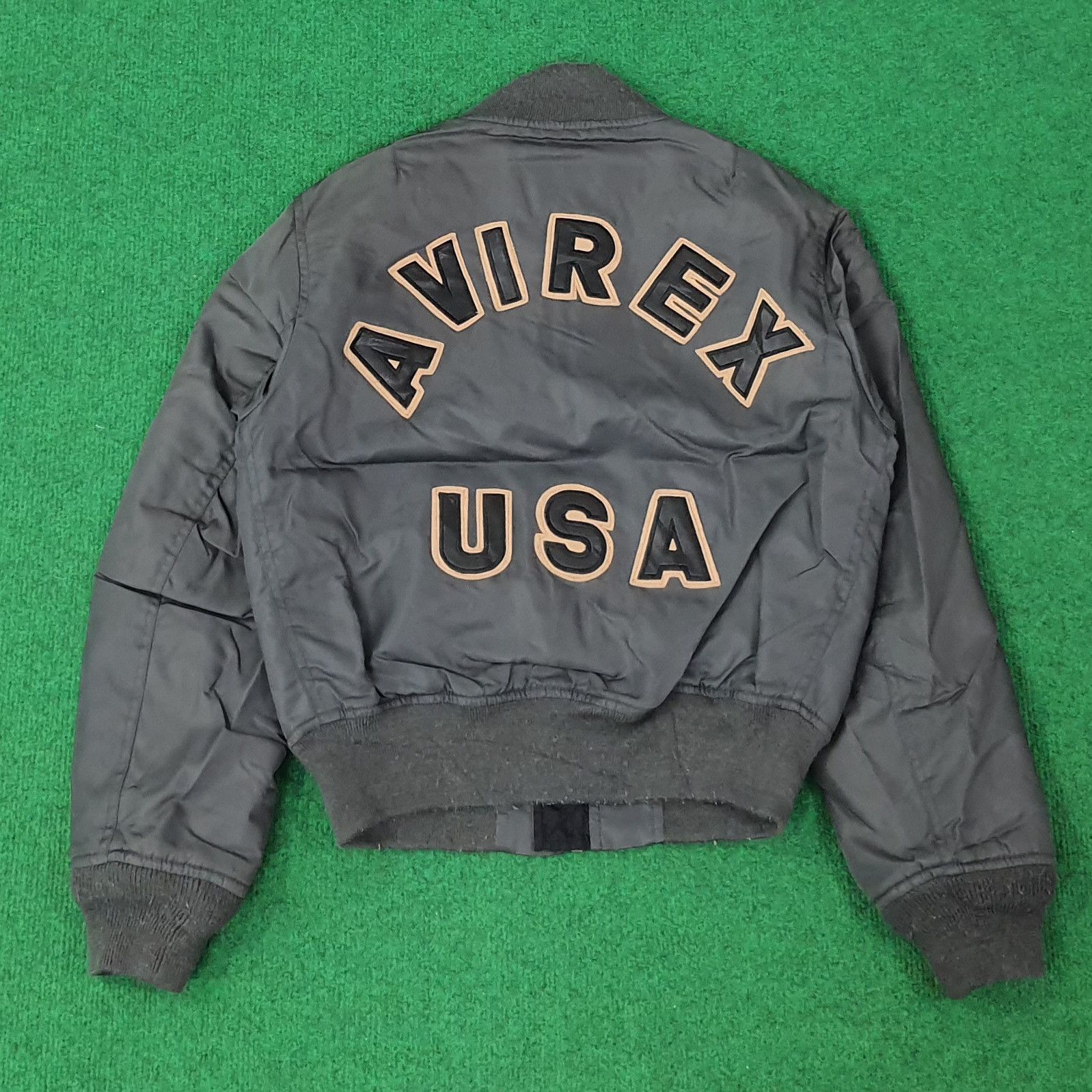 Avirex Vintage Avirex USA Military Bomber Jacket C256N5 Size US XXS / EU 40 - 1 Thumbnail