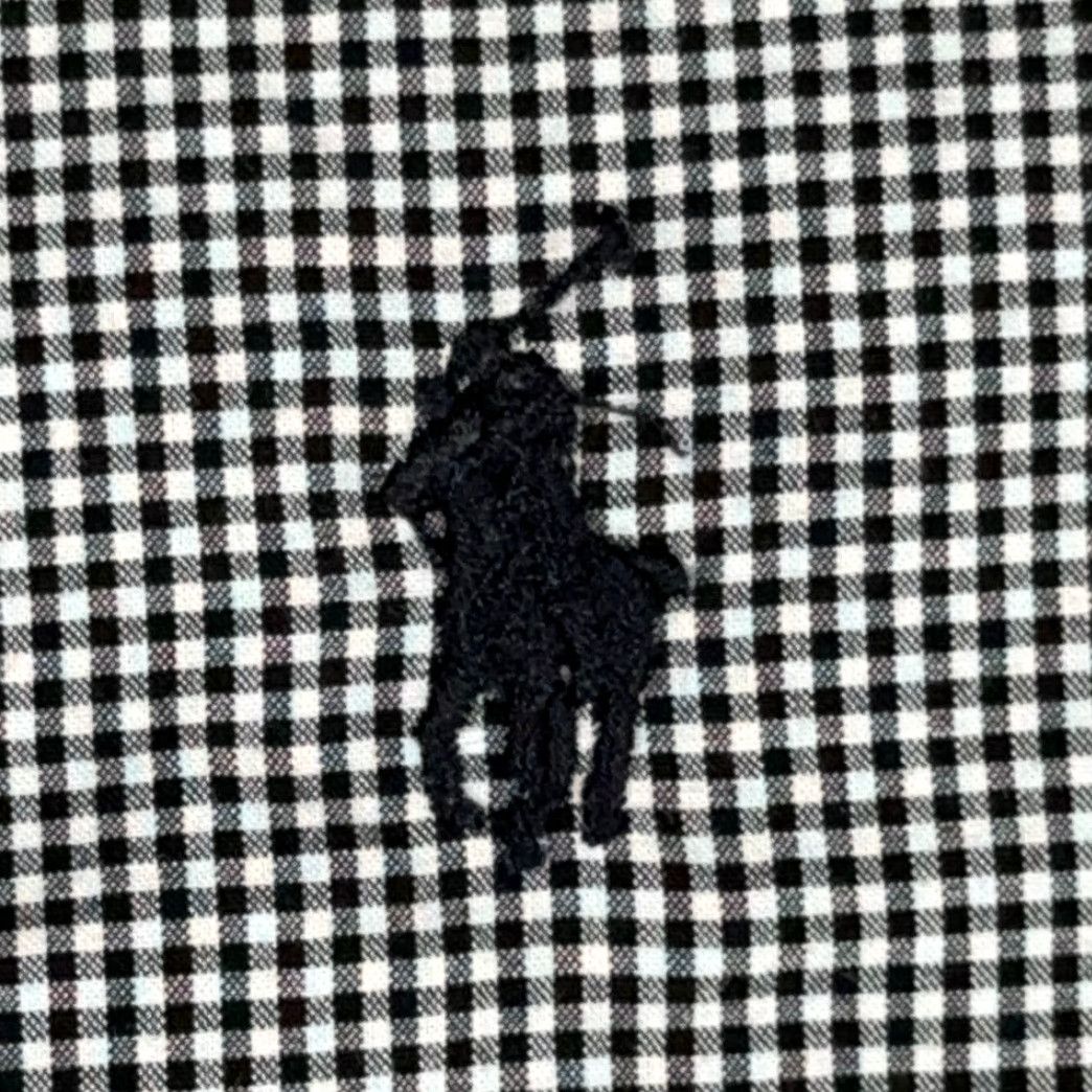Ralph Lauren Ralph Lauren Shirt Adult MEDIUM Black White Checkered Gingham Pony Logo Preppy Size US M / EU 48-50 / 2 - 6 Thumbnail