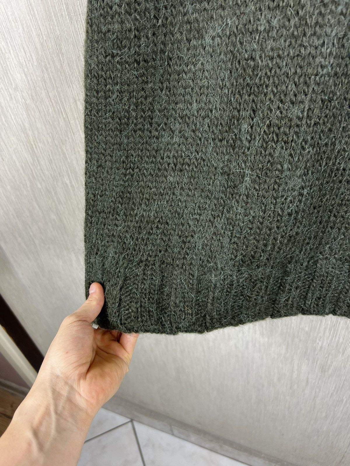 Diesel Vintage Diesel heavy wool alpaca turtleneck sweater gothic Size US M / EU 48-50 / 2 - 13 Thumbnail