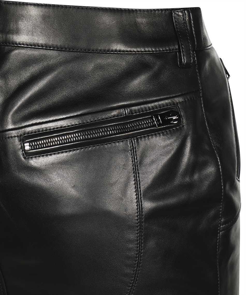 Tom Ford o1w1db10225 GCL848 Leather Mini Skirt in Black Size 30" / US 8 / IT 44 - 3 Thumbnail