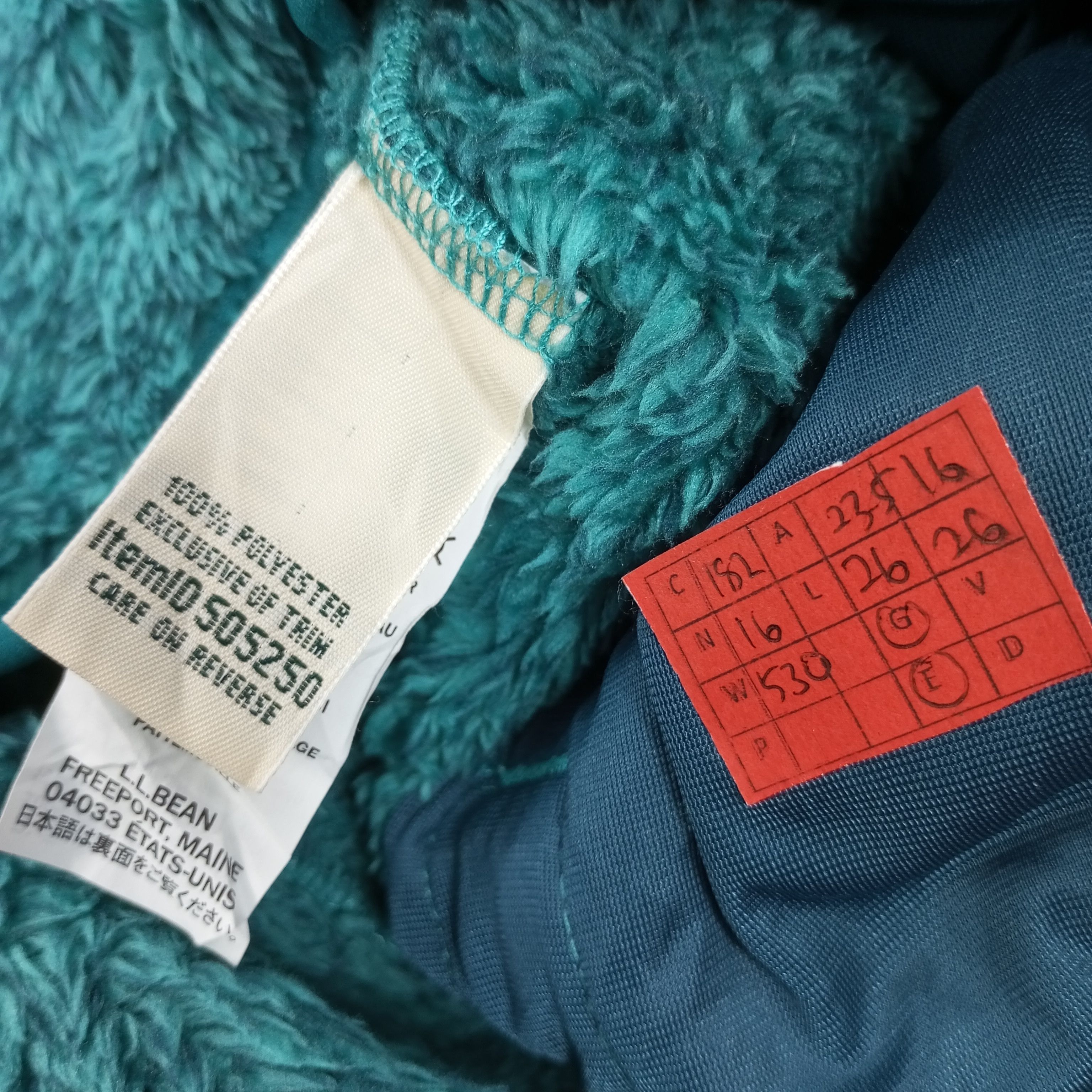 L.L. Bean × Vintage LL Bean Outdoor Brand Style Fleece Jacket Size US L / EU 52-54 / 3 - 6 Thumbnail