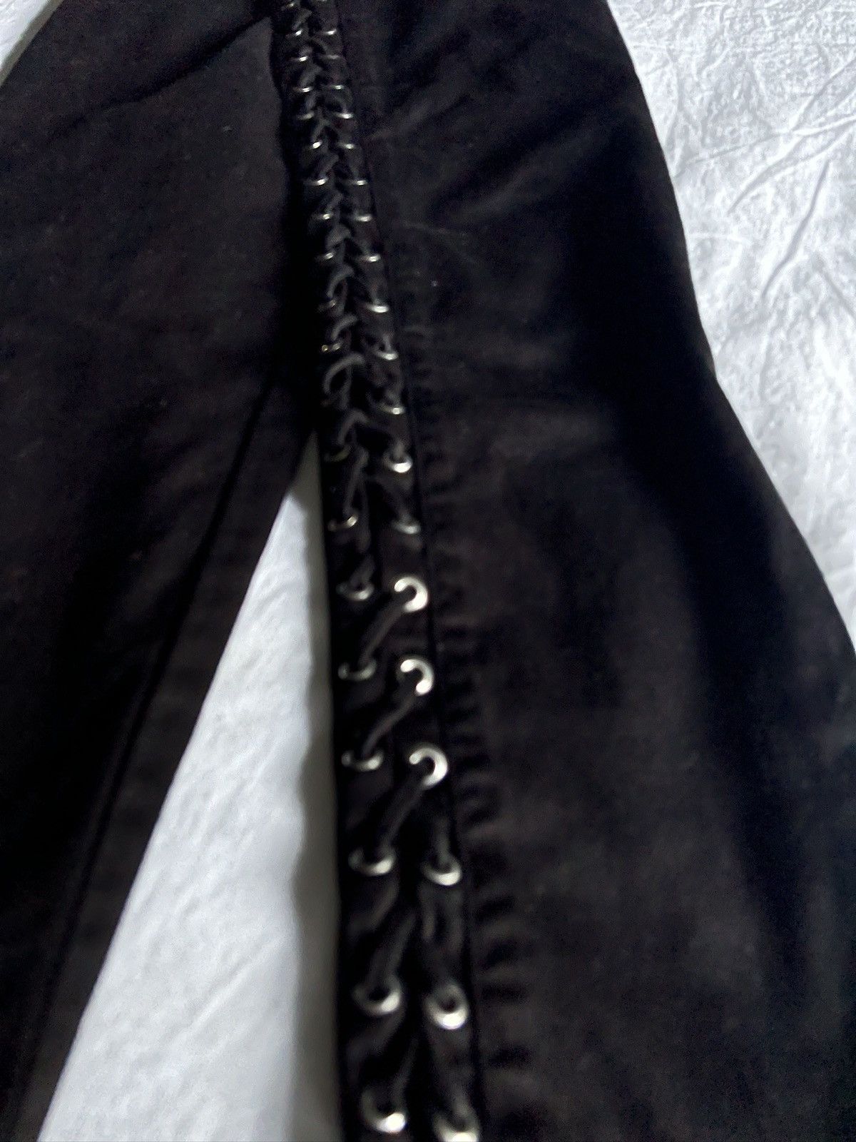 Versace Versace Jeans Signature Lace Up Denim Size 31" - 4 Thumbnail