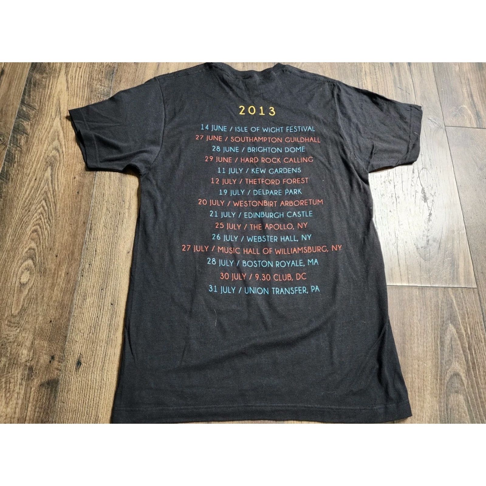 Tultex Paul Weller The Jam Concert T-Shirt Mens Medium Black Short Sleeve Graphic Tee 2013 Size US M / EU 48-50 / 2 - 2 Thumbnail