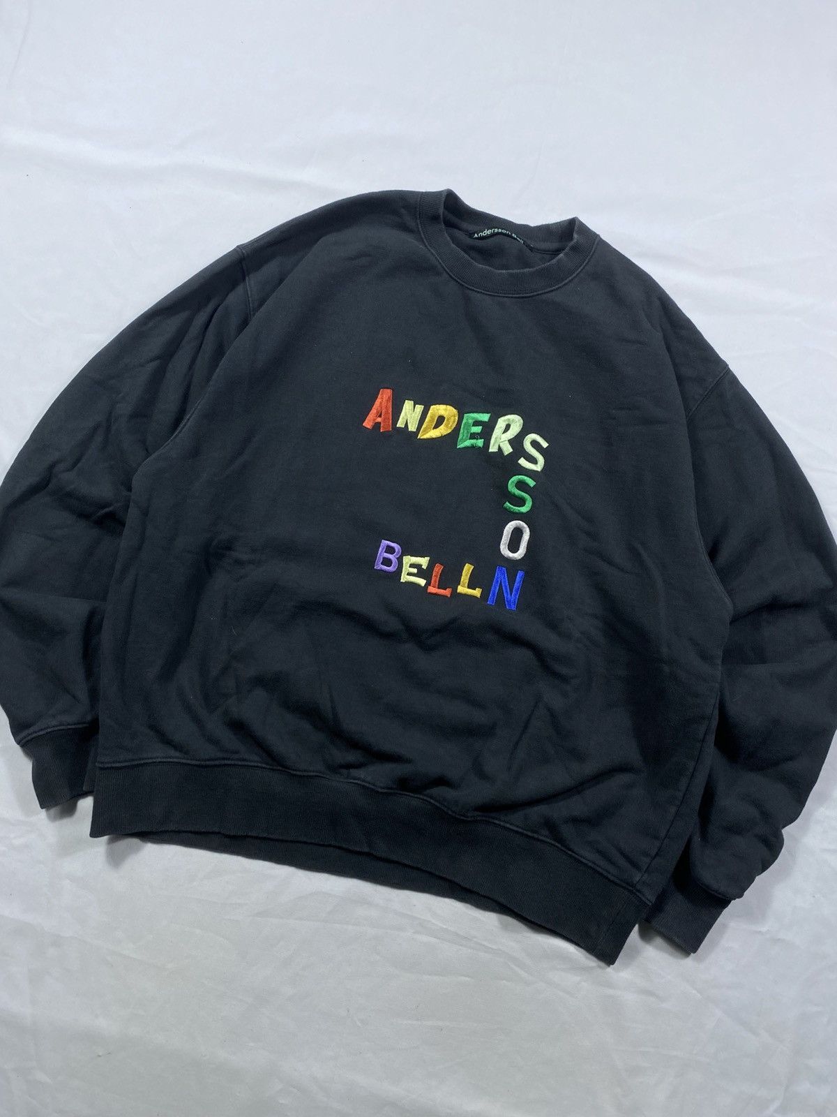 Andersson Bell Y2K Anderson Bell Rainbow Logo Sweatshirt Size US L / EU 52-54 / 3 - 3 Thumbnail